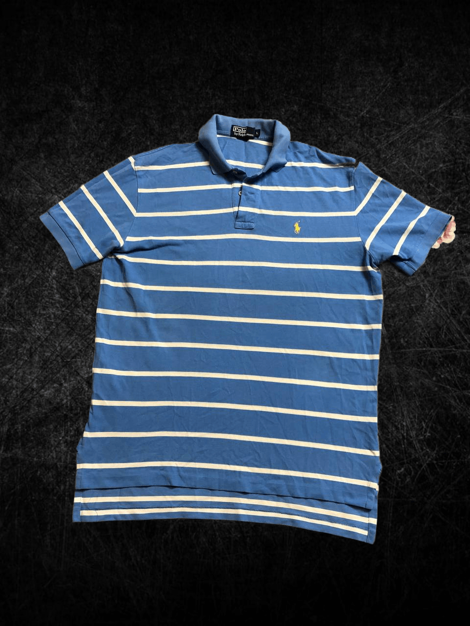 Polo Ralph Lauren Polo Ralph Lauren Striped Collared Polo Shirt Size US L / EU 52-54 / 3 - 1 Thumbnail