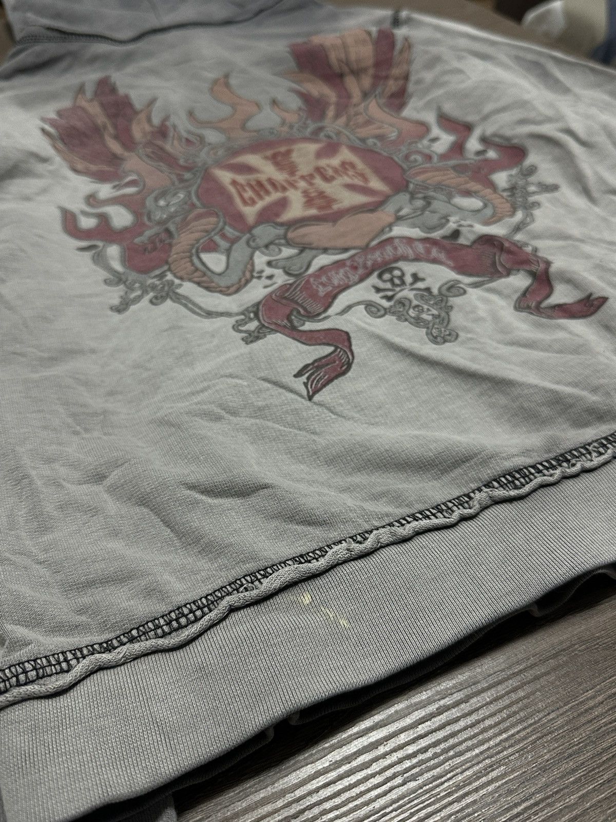 Vintage × West Coast Choppers Vintage West Coast Choppers Distressed Style Zip Hoodie Size M / US 6-8 / IT 42-44 - 11 Thumbnail
