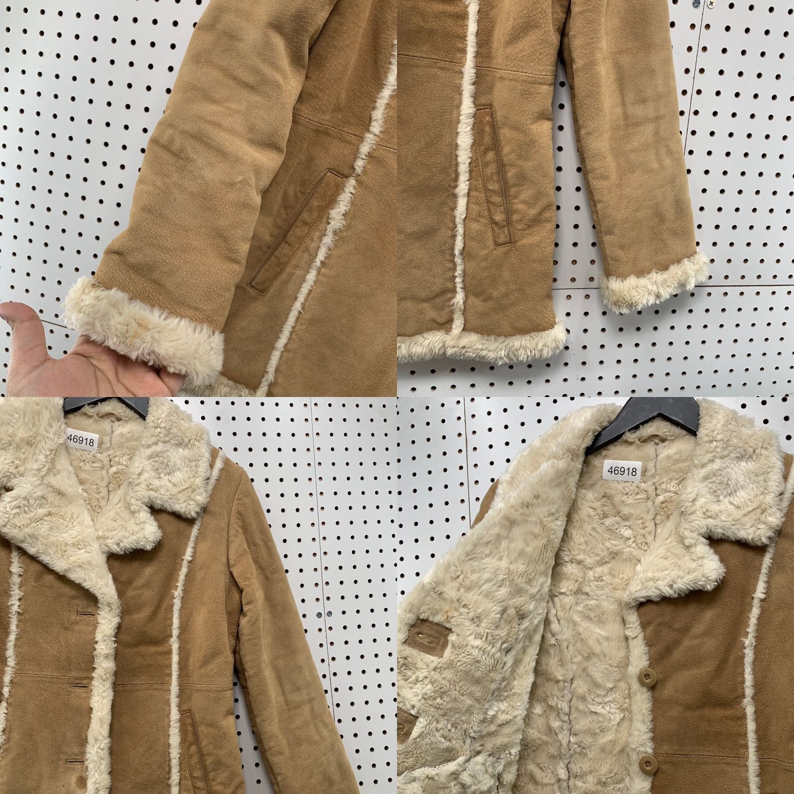 Vintage VINTAGE Wilsons Leather Jacket Womens Small Brown Maxima Shearling Leather Penny Lane Regular Brown Size S / US 4 / IT 40 - 10 Thumbnail