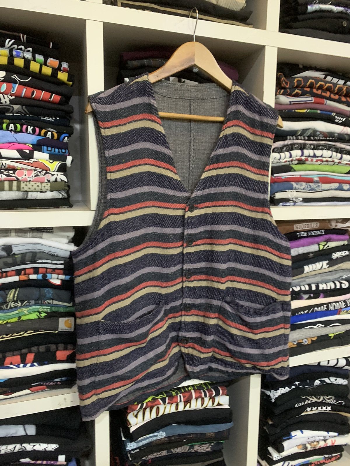 Global Work × Japanese Brand Global Work Vest Size US XL / EU 56 / 4 - 3 Thumbnail