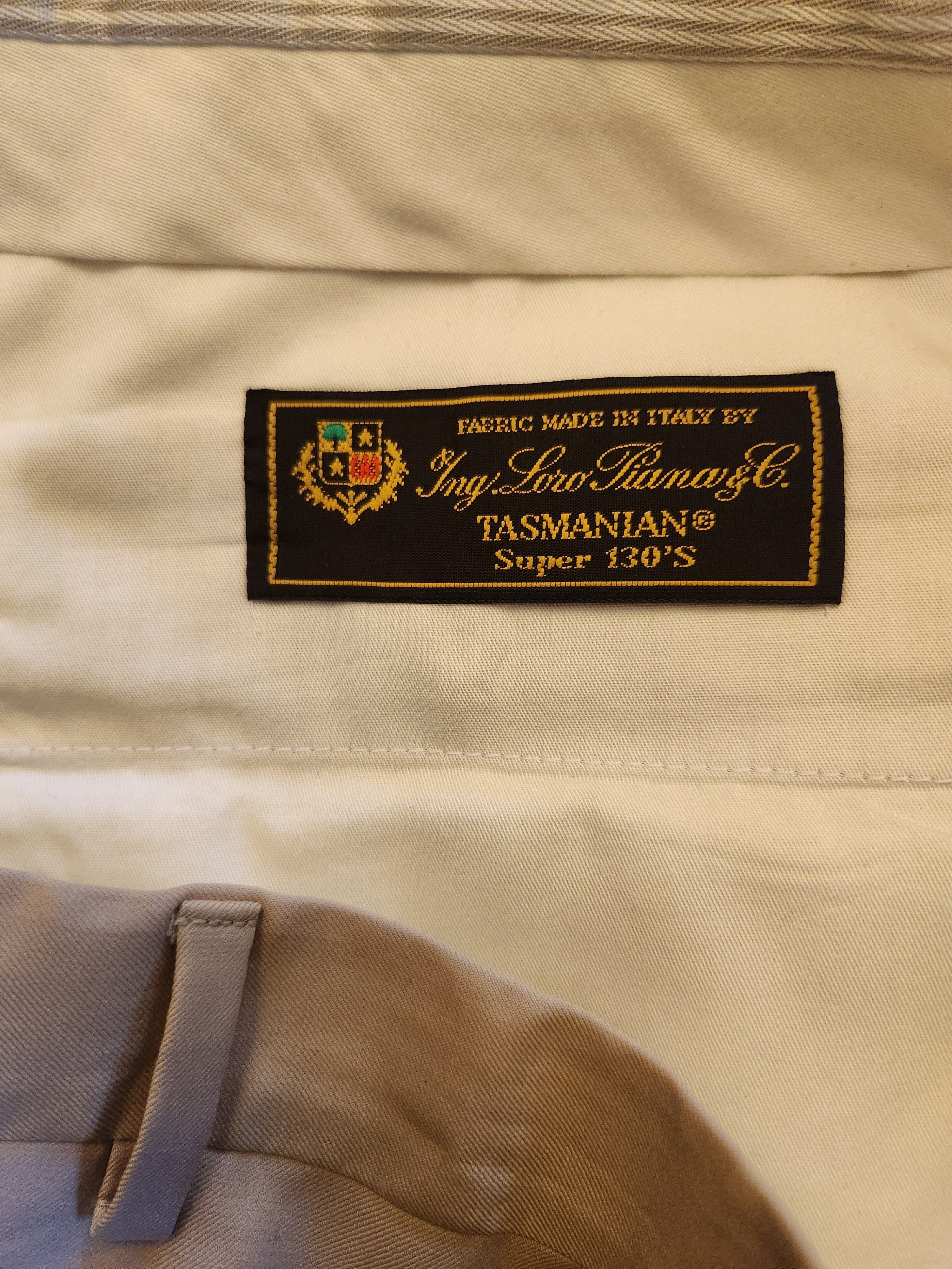 Zanella 100% Wool Flat Front Dress Pants Size US 38 / EU 54 - 4 Thumbnail