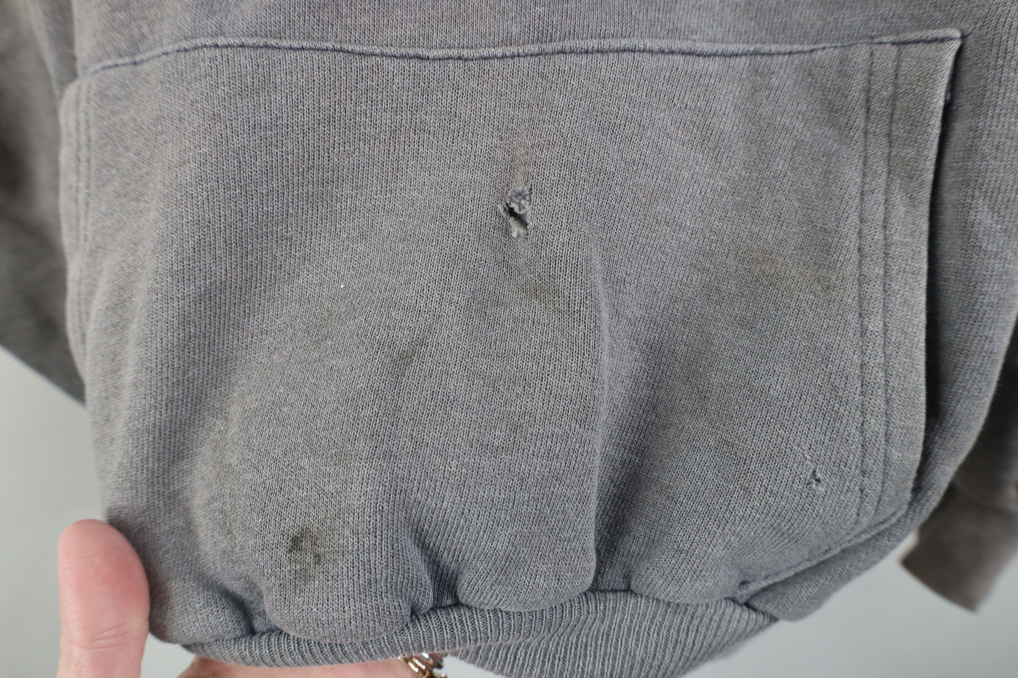 Vintage Vintage 70s Streetwear Blank Boxy Fit Hoodie Sweatshirt USA Size L / US 10 / IT 46 - 5 Thumbnail