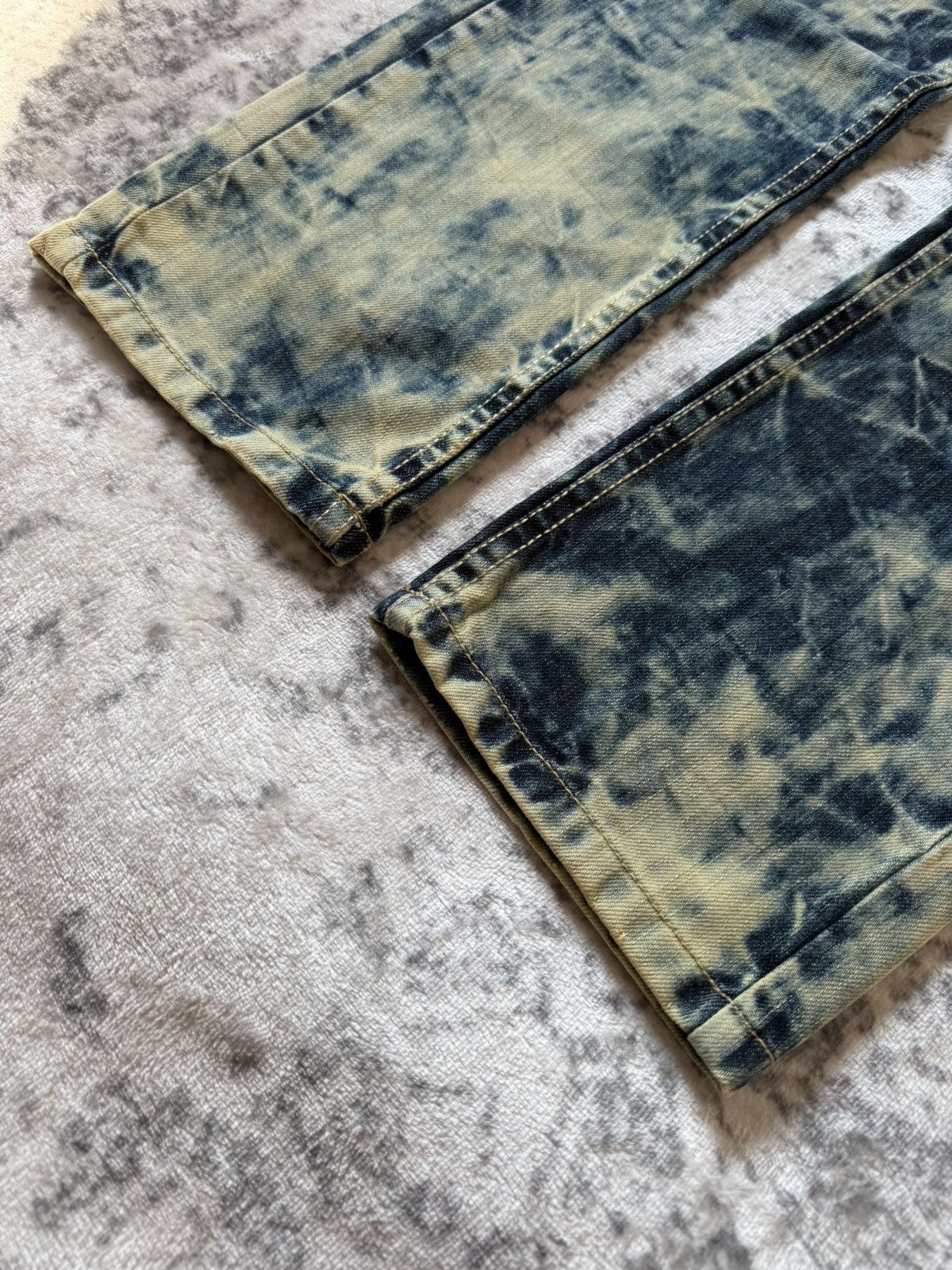 Japanese Brand Semantic Design Studded Acid Mud Wash Jeans Size US 30 / EU 46 - 10 Thumbnail