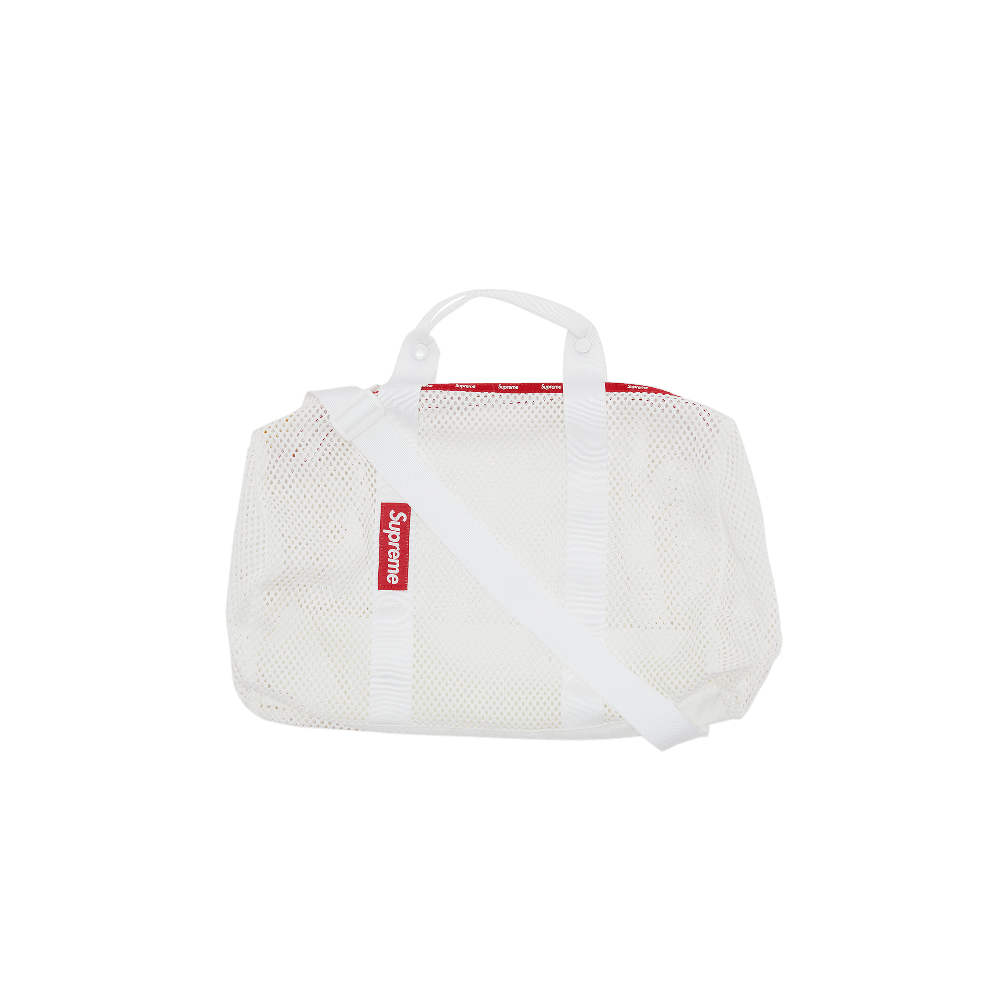 Nike × Supreme Supreme Nike Leather Shoulder Bag White | Grailed