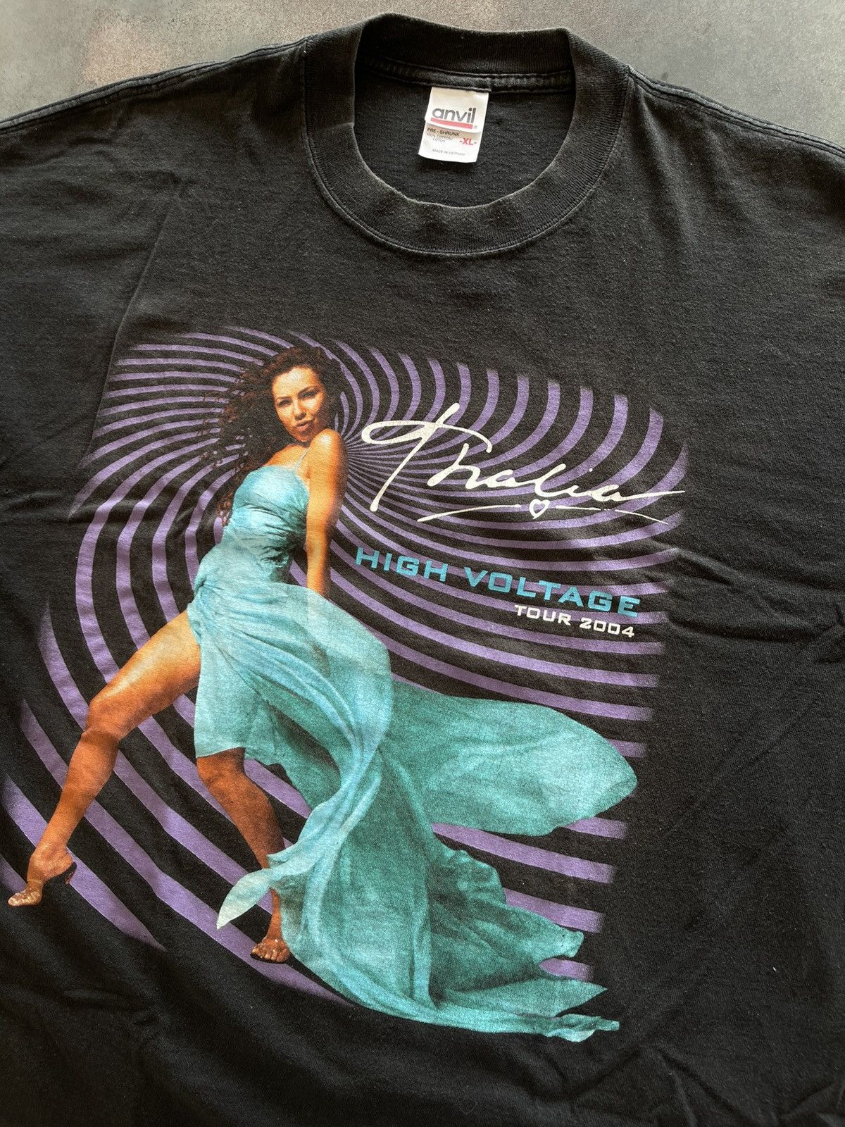 Band Tees × Vintage Thalia high voltage tour 2004 Size US XL / EU 56 / 4 - 1 Thumbnail