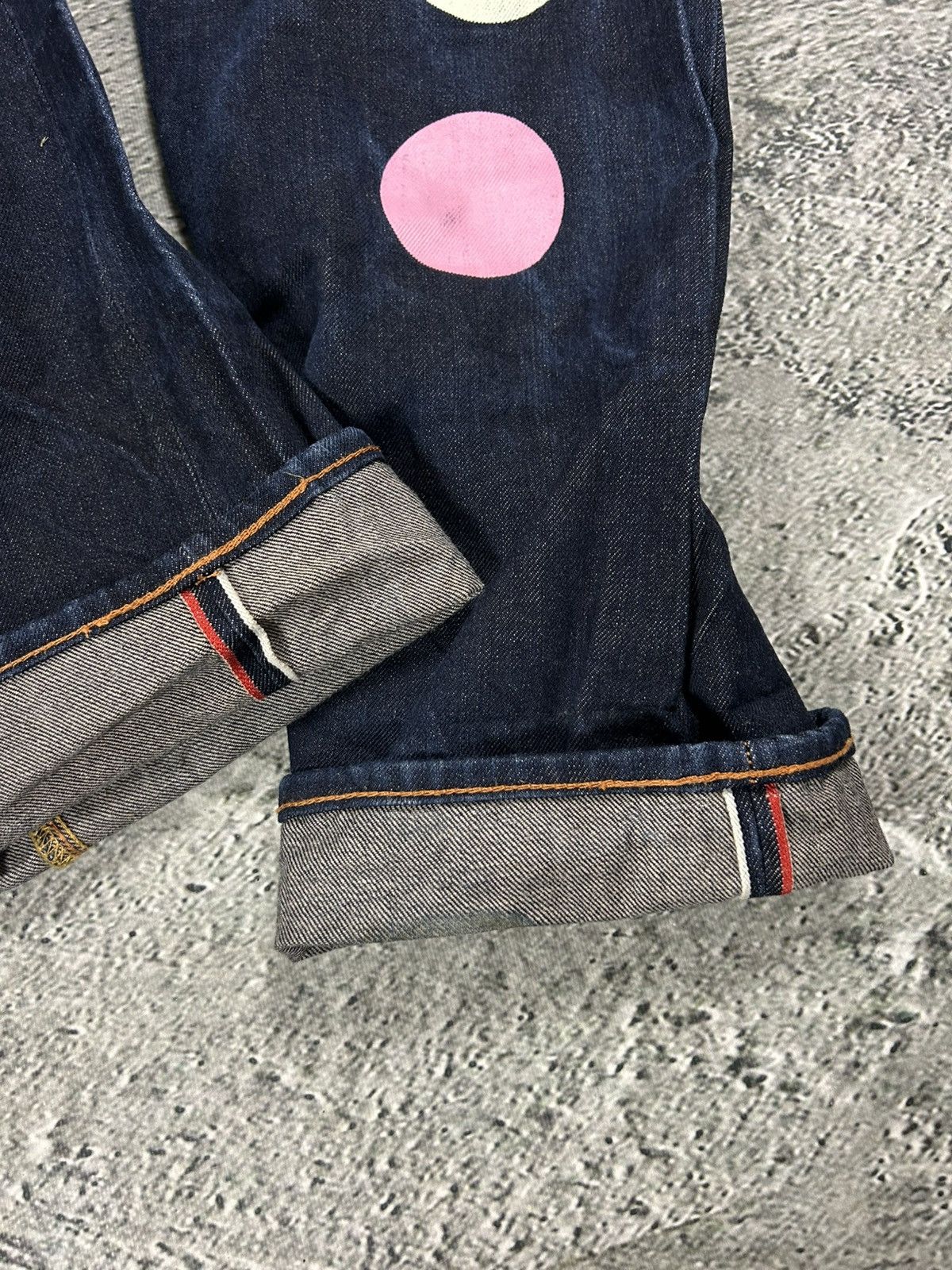 Evisu Evisu jeans daicock big logo smile face selvedge denim Size US 28 / EU 44 - 6 Thumbnail