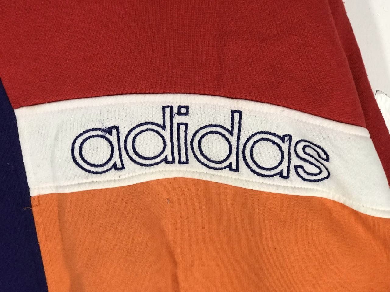 Adidas × Vintage Vintage adidas tricolours big logo Size US XL / EU 56 / 4 - 6 Thumbnail