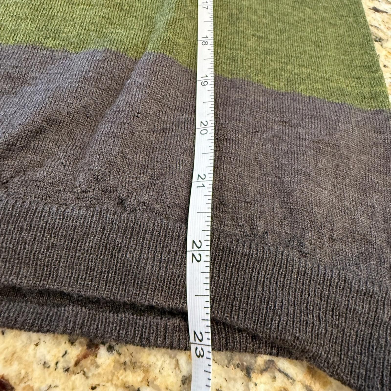 Fila Foil merino wool striped color block crew neck sweater SZ XS Size XS / US 0-2 / IT 36-38 - 8 Thumbnail