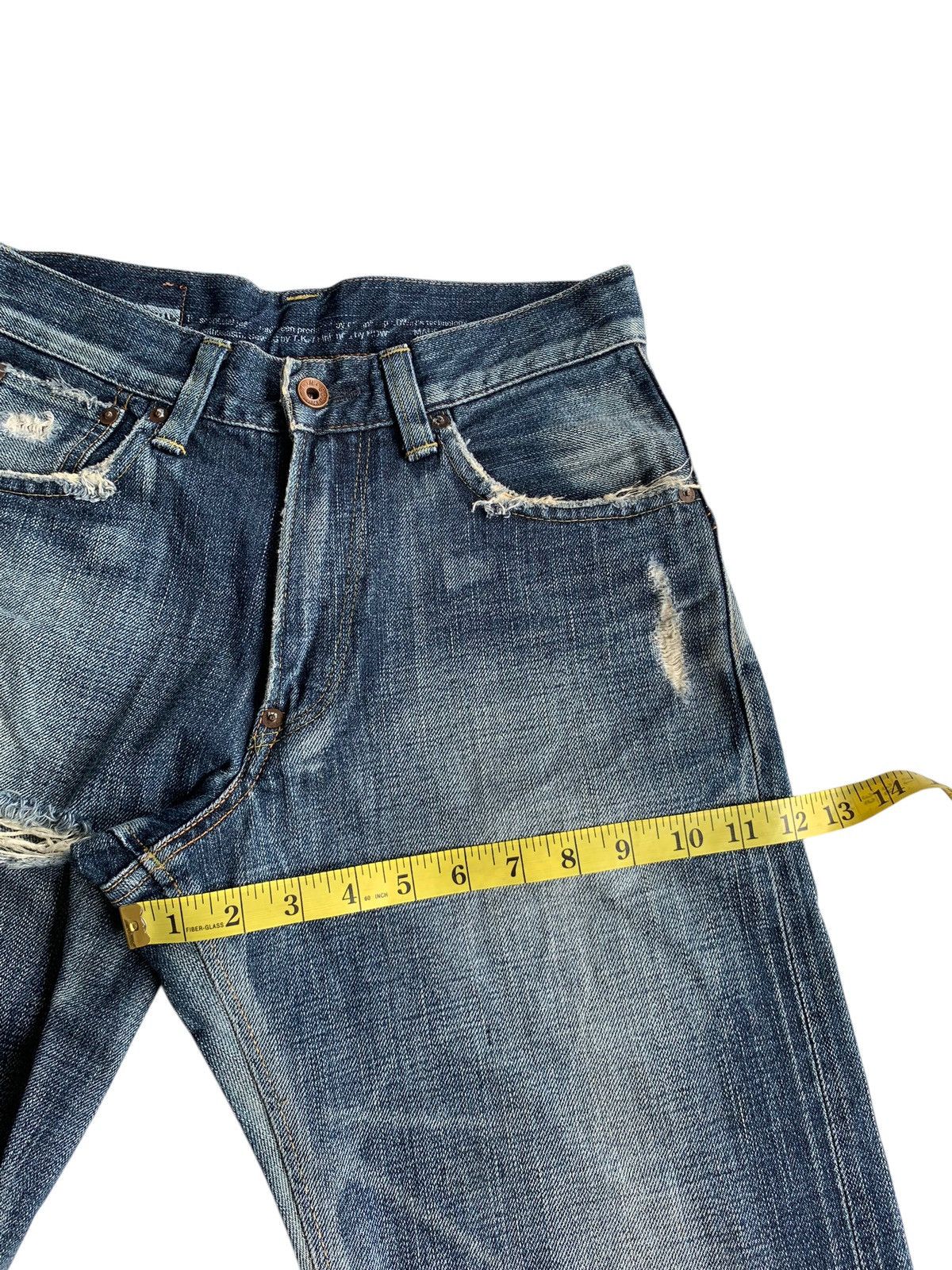Edwin × Kapital × Vintage EDWIN SELVEDGE REDLINE JAPANESE DISTRESSED DENIM Size US 29 - 18 Thumbnail
