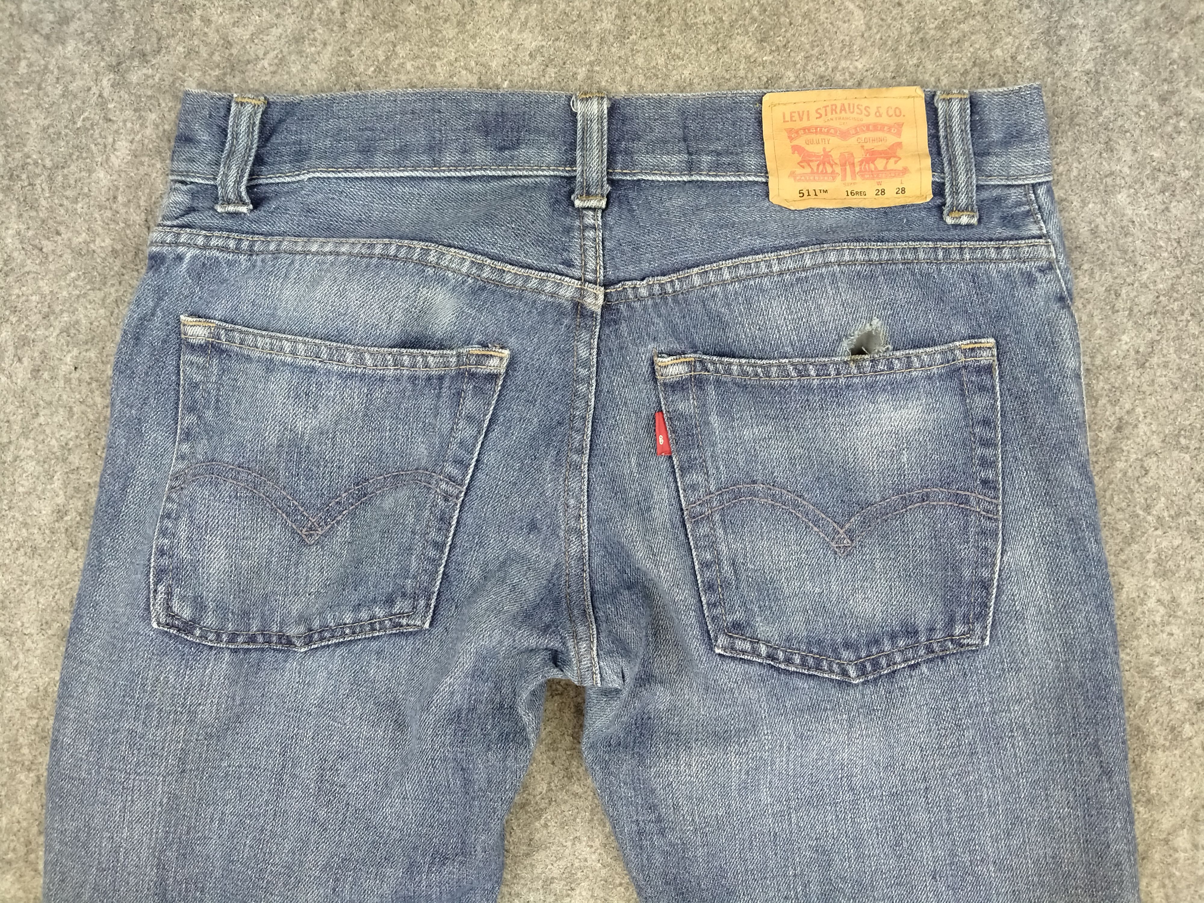Levi's Skinny Blue Vintage Levi's 511 Denim 30x27.5 -JN286 Size US 30 / EU 46 - 4 Thumbnail