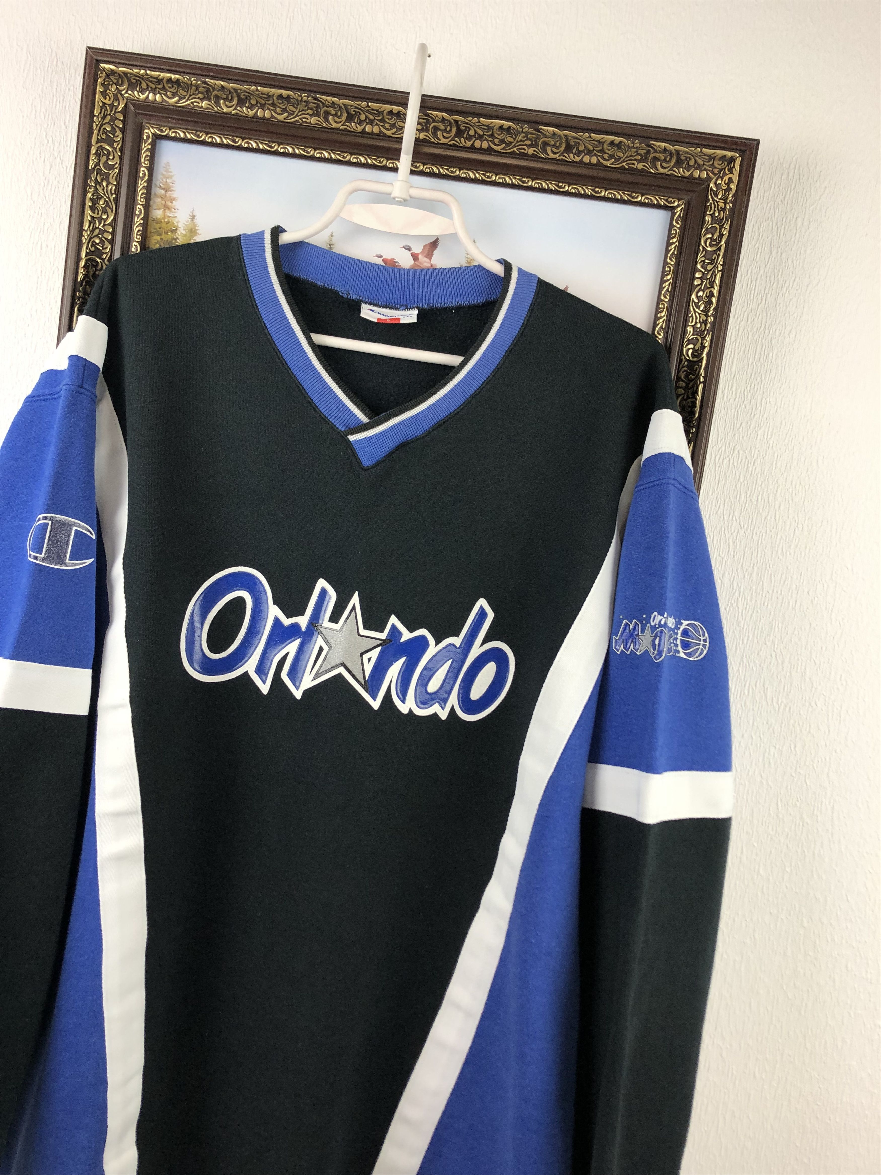 Champion Vintage Orlando Magic Champion Sweatshirt Over Print Size US L / EU 52-54 / 3 - 4 Thumbnail