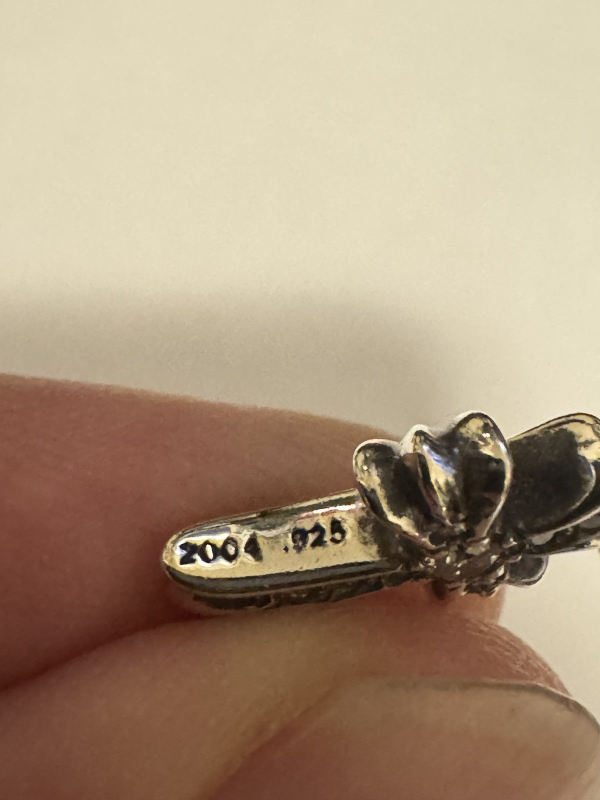 Chrome Hearts Chrome Hearts Pave Diamond Baby Fat Cross Size ONE SIZE - 5 Thumbnail