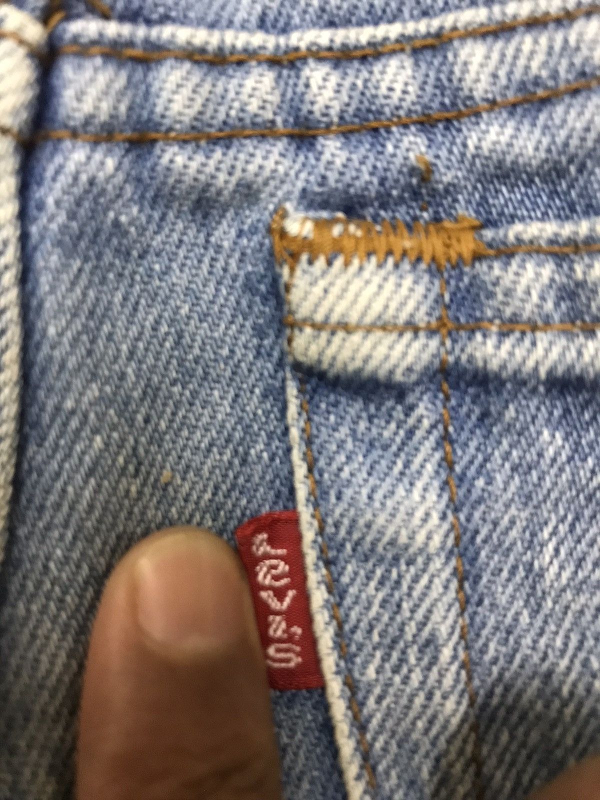 Vintage Levis Lot 506 Distressed Denim Jeans