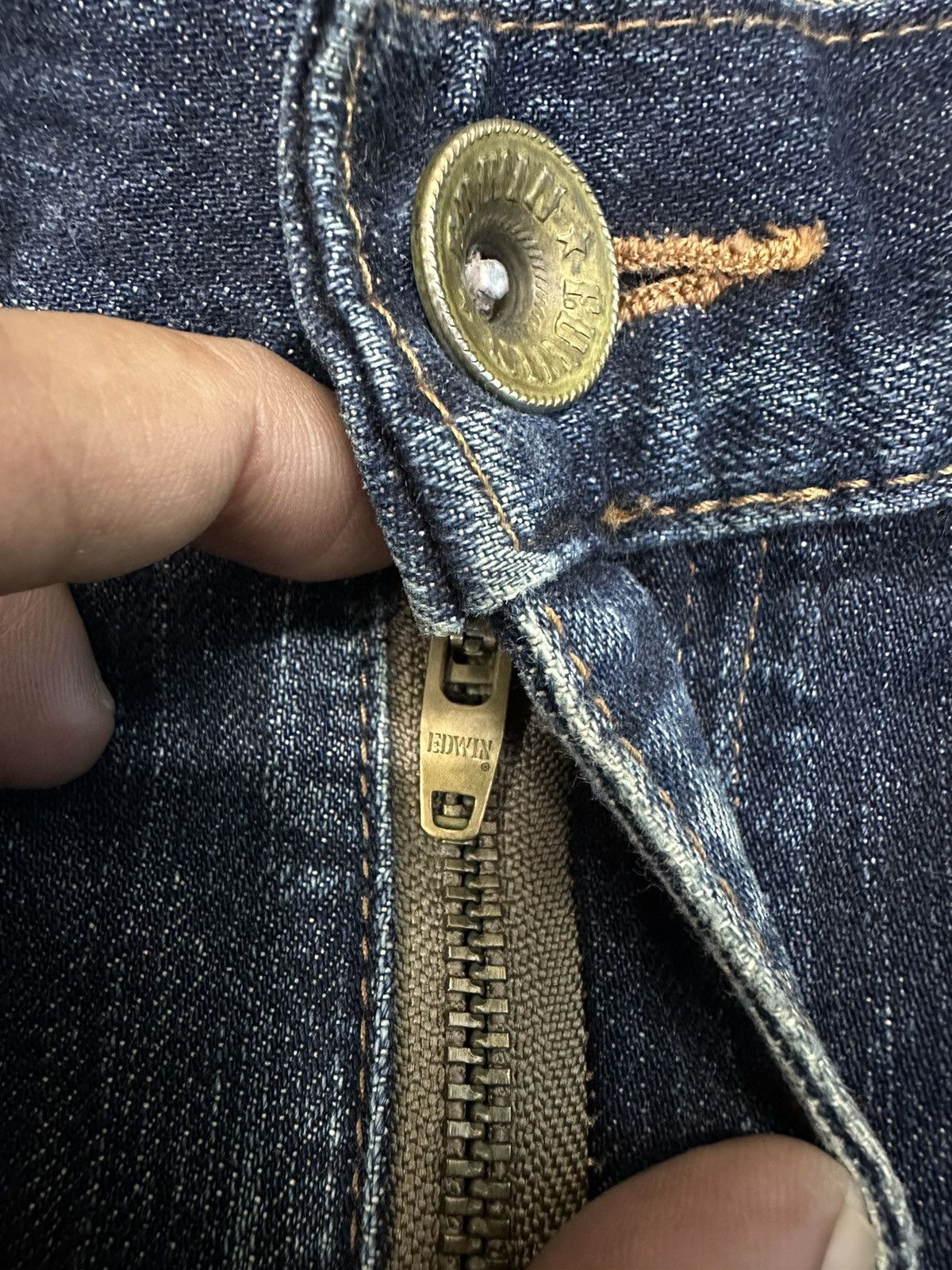 Edwin 90s Vintage Edwin XV 403 MudWash Distressed Denim 34x29 F27 Size US 34 / EU 50 - 7 Thumbnail