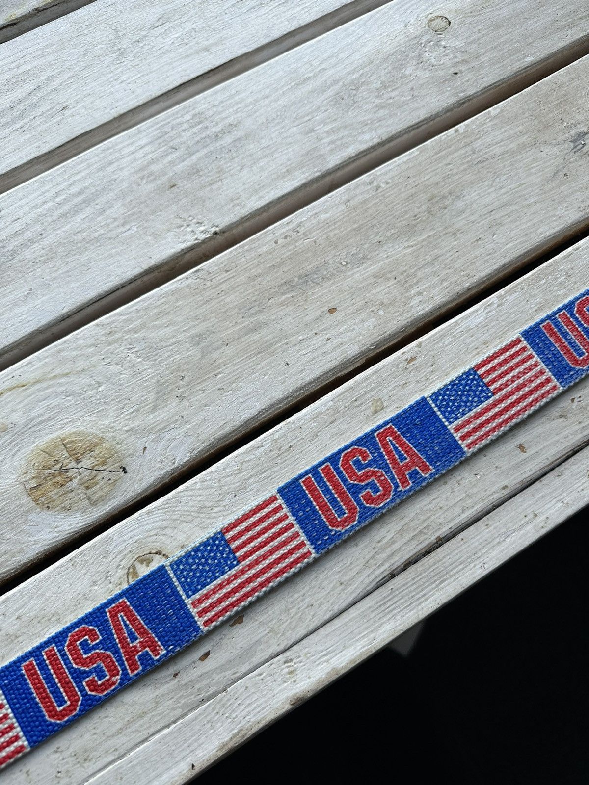 Other 🚨Vintage Crazy USA FLAG Belt Drip Japanese Hype bb Simon Size ONE SIZE - 3 Thumbnail