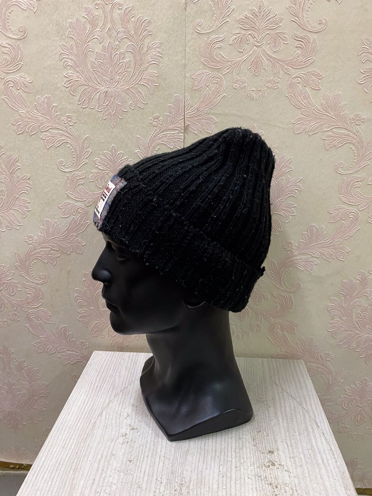 Harris Tweed × Vintage Vintage Harris Tweed Beanie Hat Size ONE SIZE - 3 Thumbnail