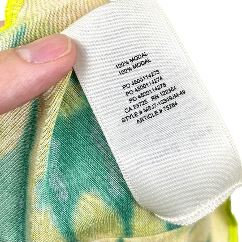 Aritzia WILFRED Orbit Modal Long Sleeve Top Citron/Green XXS Size XXS / US 00 / IT 34 - 10 Thumbnail