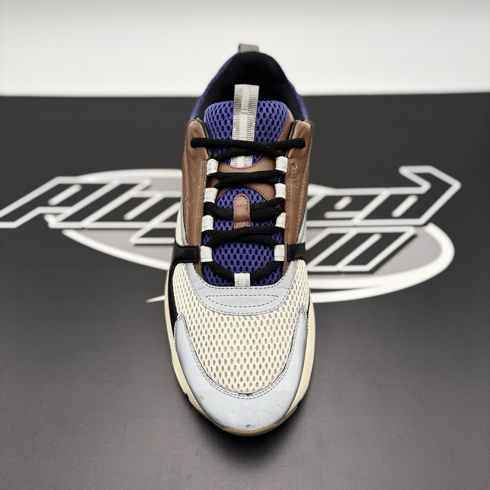 Dior Dior B22 Sneaker ' Coffee/Violet ' | GOOD CONDITION! Size US 12 / EU 45 - 5 Thumbnail