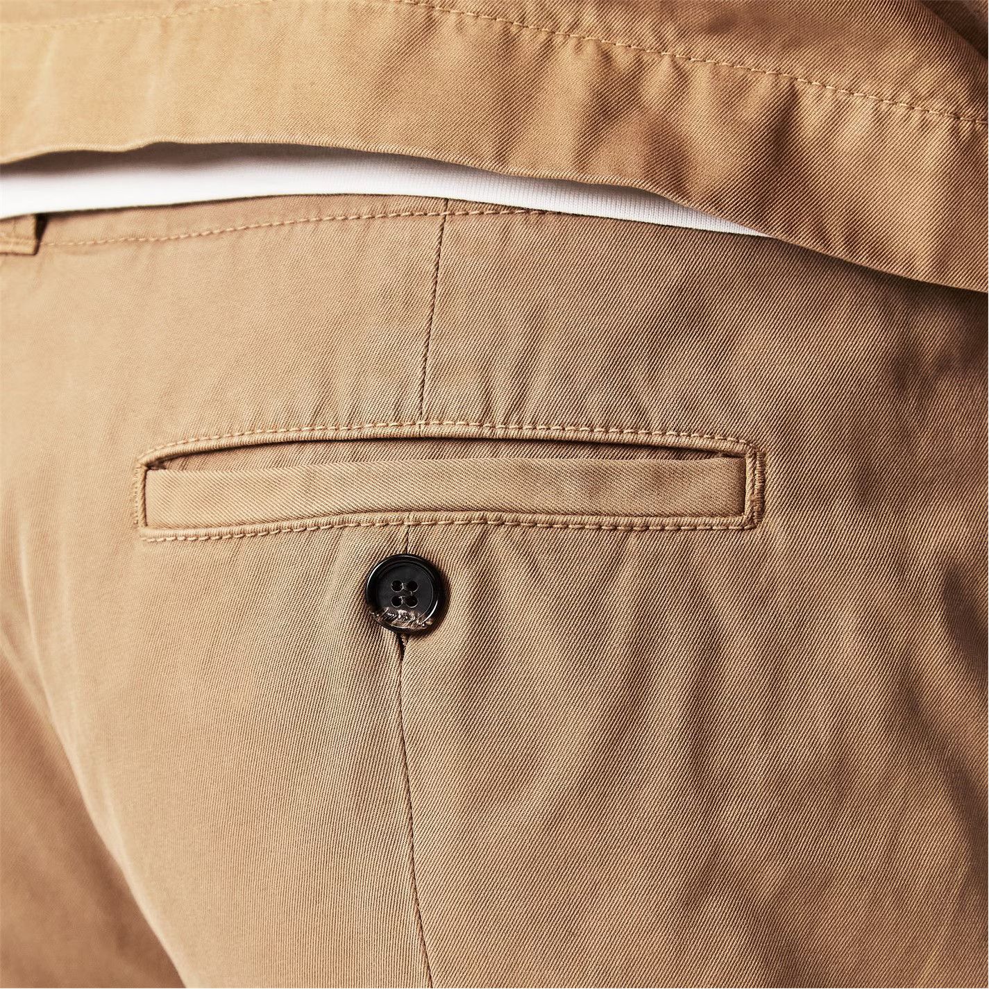 Alexander McQueen o1g2r1mq0326 Low-Rise Tailored Fit Chinos Pants in Sand Size US 36 / EU 52 - 6 Thumbnail