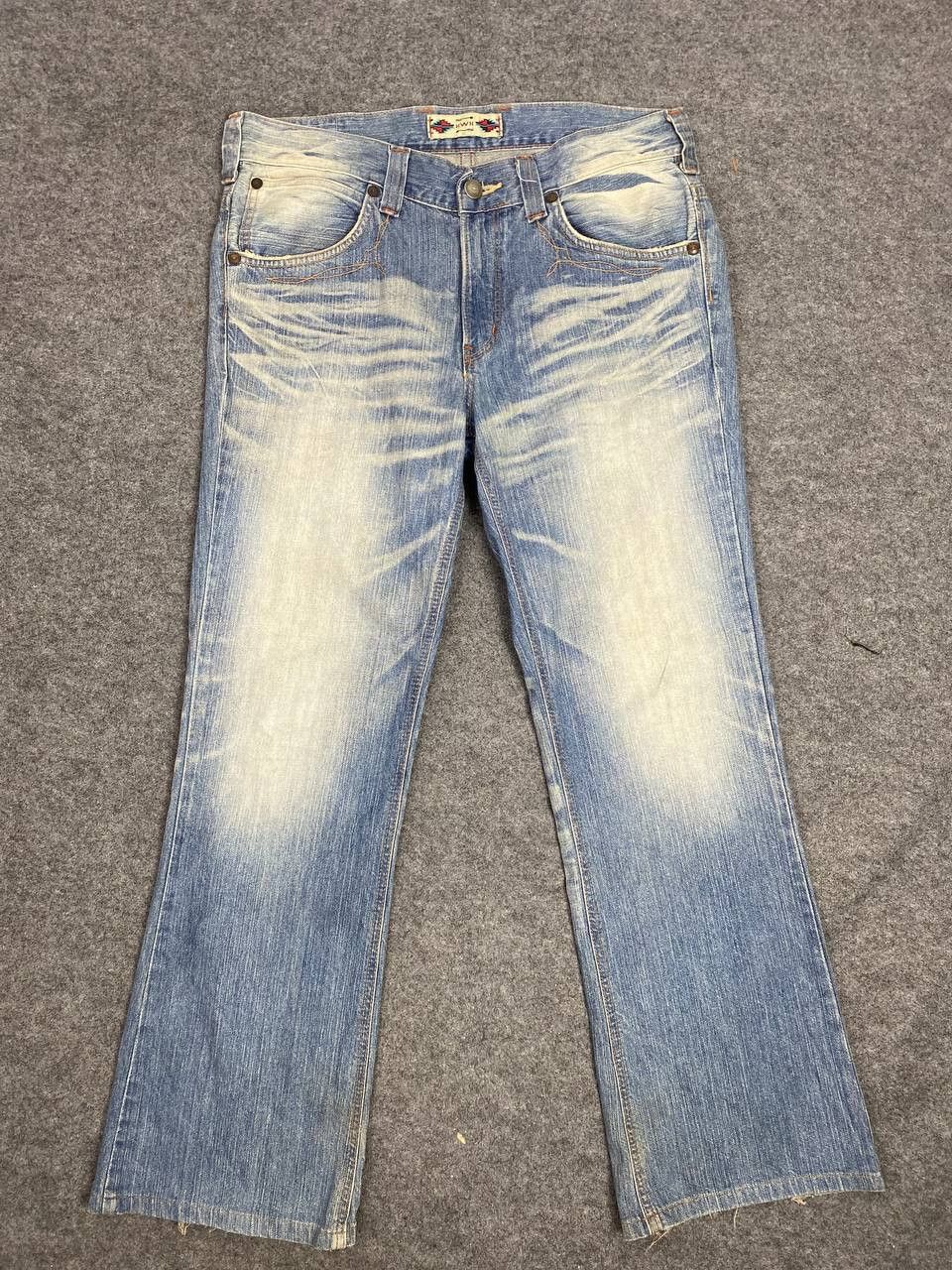 Edwin vintage edwin xv faded design bootcut flare denim Size US 38 / EU 54 - 10 Thumbnail