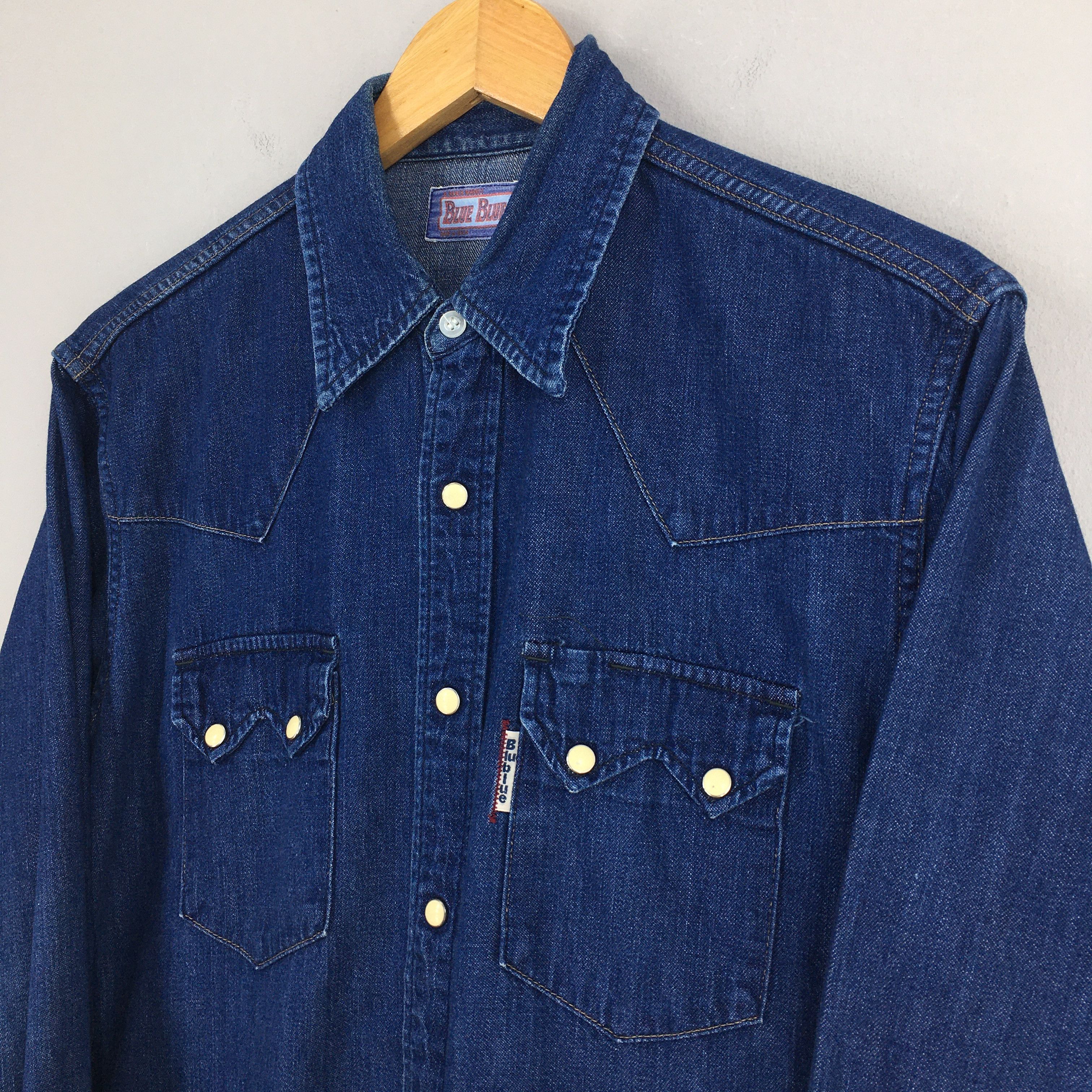 45rpm × Blue Blue Japan × Indigo Vintage Blue Blue Japan Indigo Jeans Kapital Shirt M Size US M / EU 48-50 / 2 - 3 Thumbnail