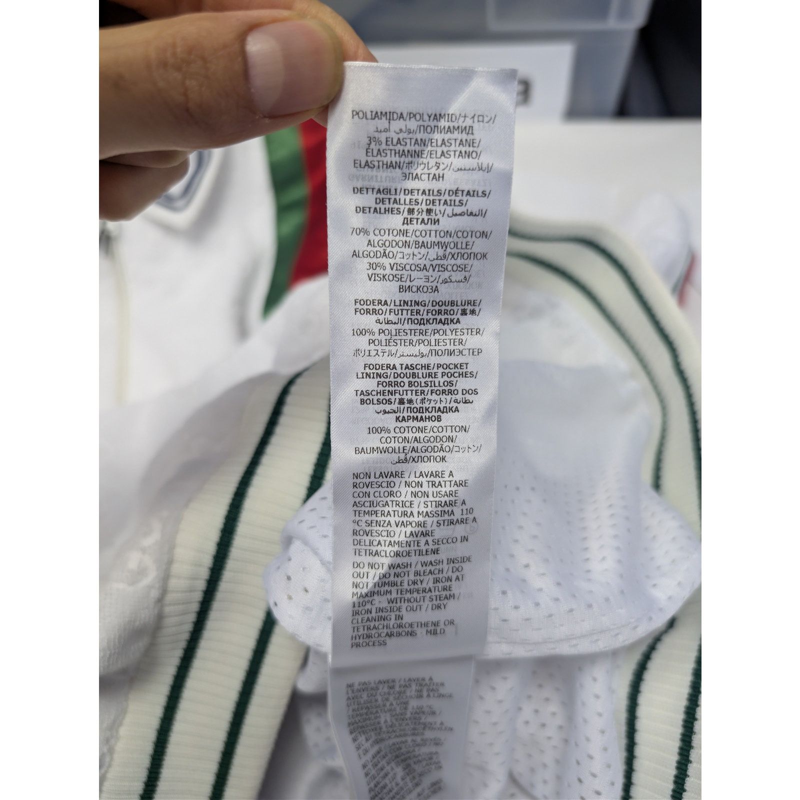Gucci o1rshd1 Q:2 / GG Cotton Terry Cloth Polo Zip-Up Sweater Size US L / EU 52-54 / 3 - 17 Thumbnail