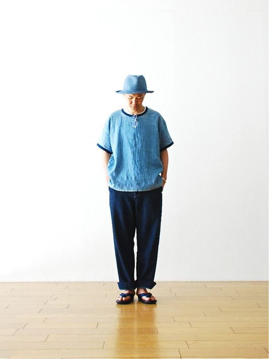 Porter Classic Porter Classic - LINEN BASQUE SHIRT - L.BLUE Size US XL / EU 56 / 4 - 1 Thumbnail