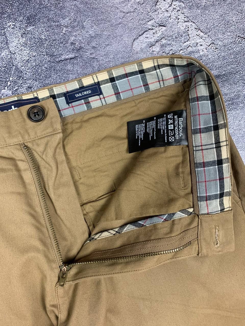 Barbour Barbour Men’s Cotton Trousers Pants Size 32R Brown Size US 32 / EU 48 - 5 Thumbnail