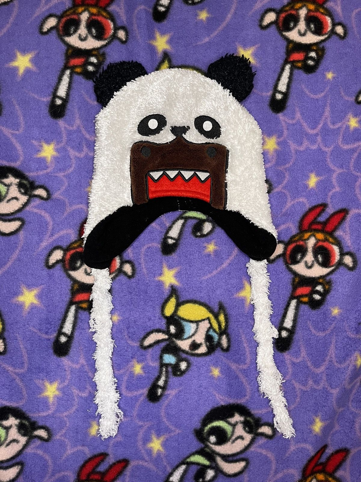 image of Vintage Domo Beanie in Black/White/Red, Men's