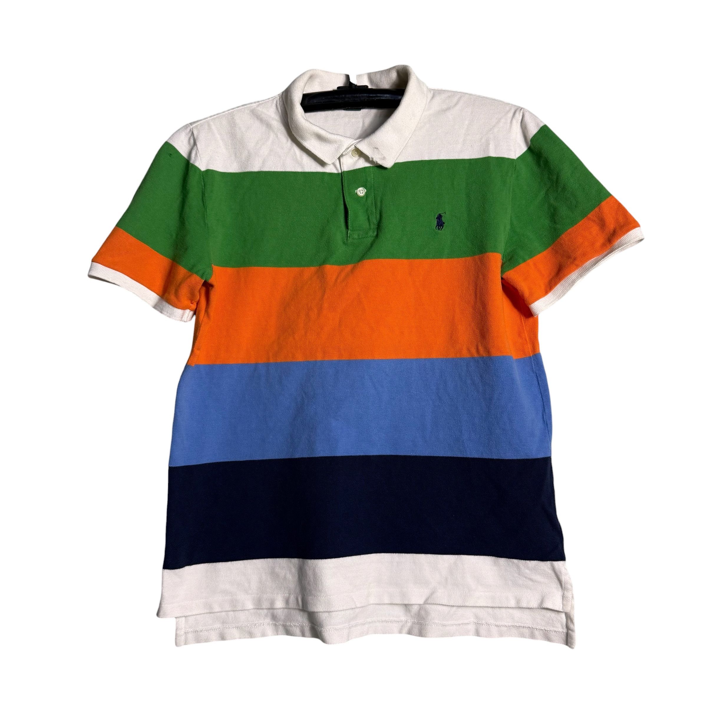 Polo Ralph Lauren 🔥RARE🔥Polo Ralph Lauren Multicolor Stripes Boys Polo Shirt Size US XL / EU 56 / 4 - 1 Thumbnail