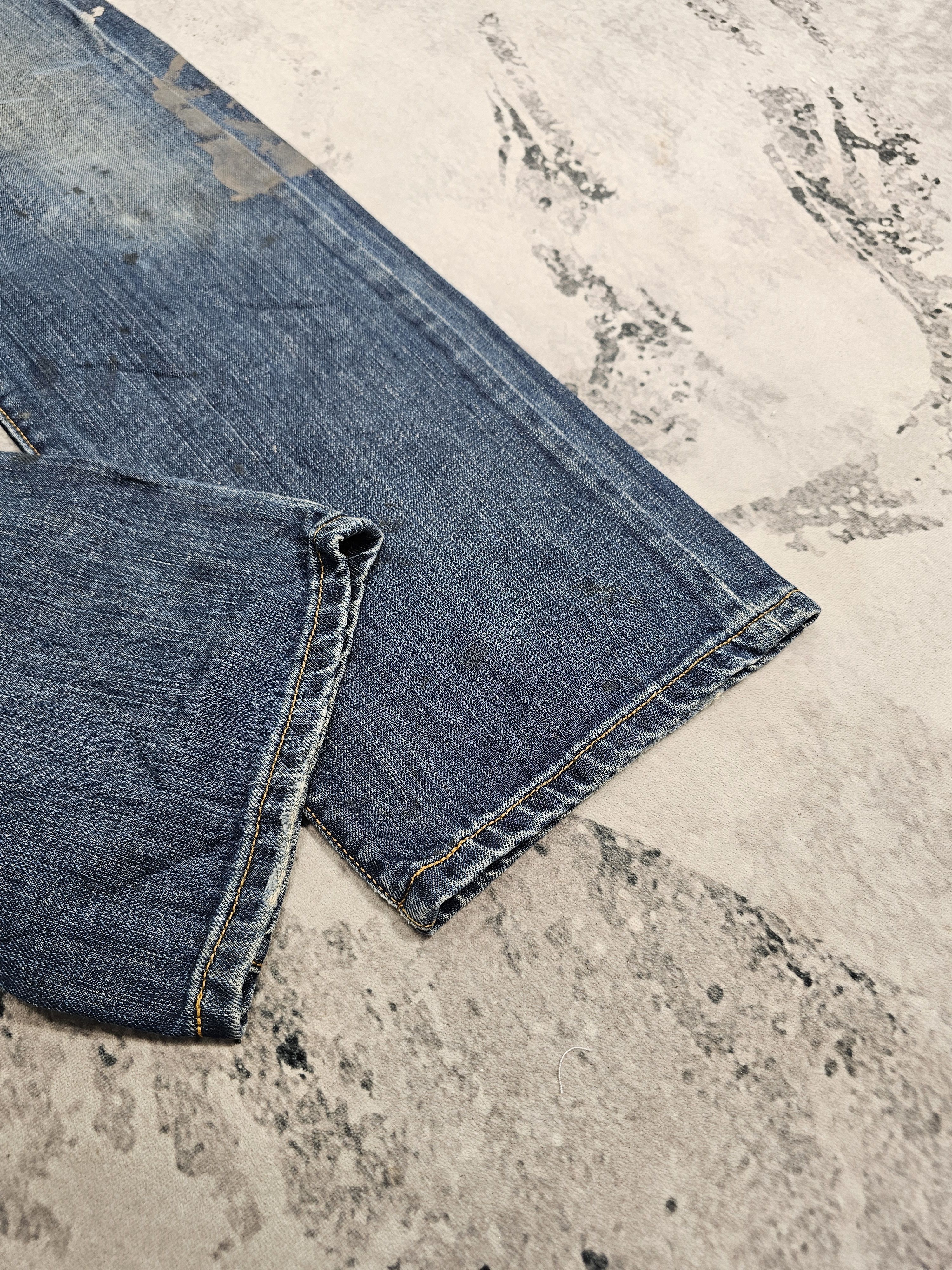 Levi's Vintage Clothing Vintage LEVIS 501 Paint Splash Blue Jeans Size 30X31.5 L0526 Size US 30 / EU 46 - 8 Thumbnail