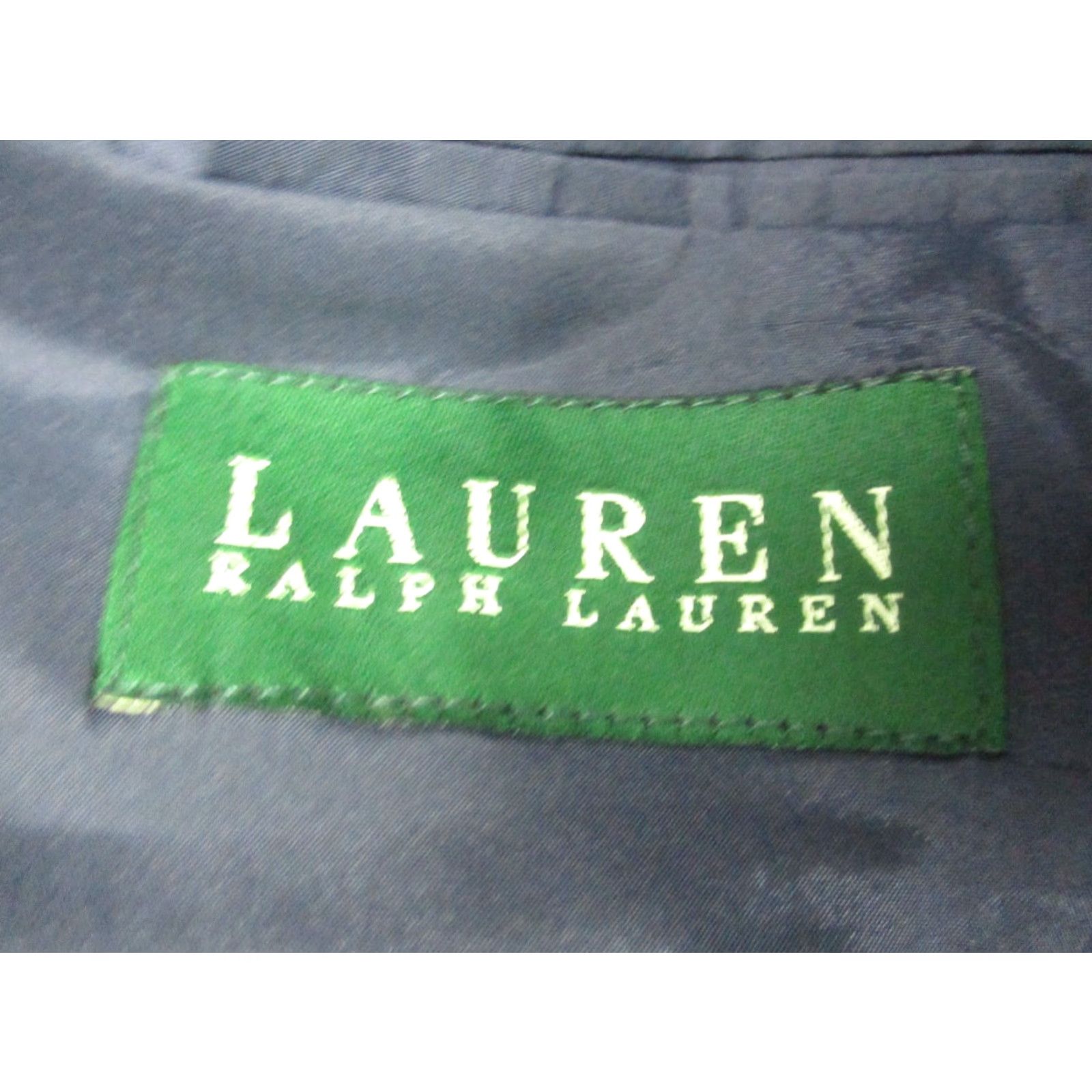 Ralph Lauren Lauren Ralph Lauren Blazer Men 42L Navy Pin Stripe Sport Coat Jacket Size 42R - 5 Thumbnail