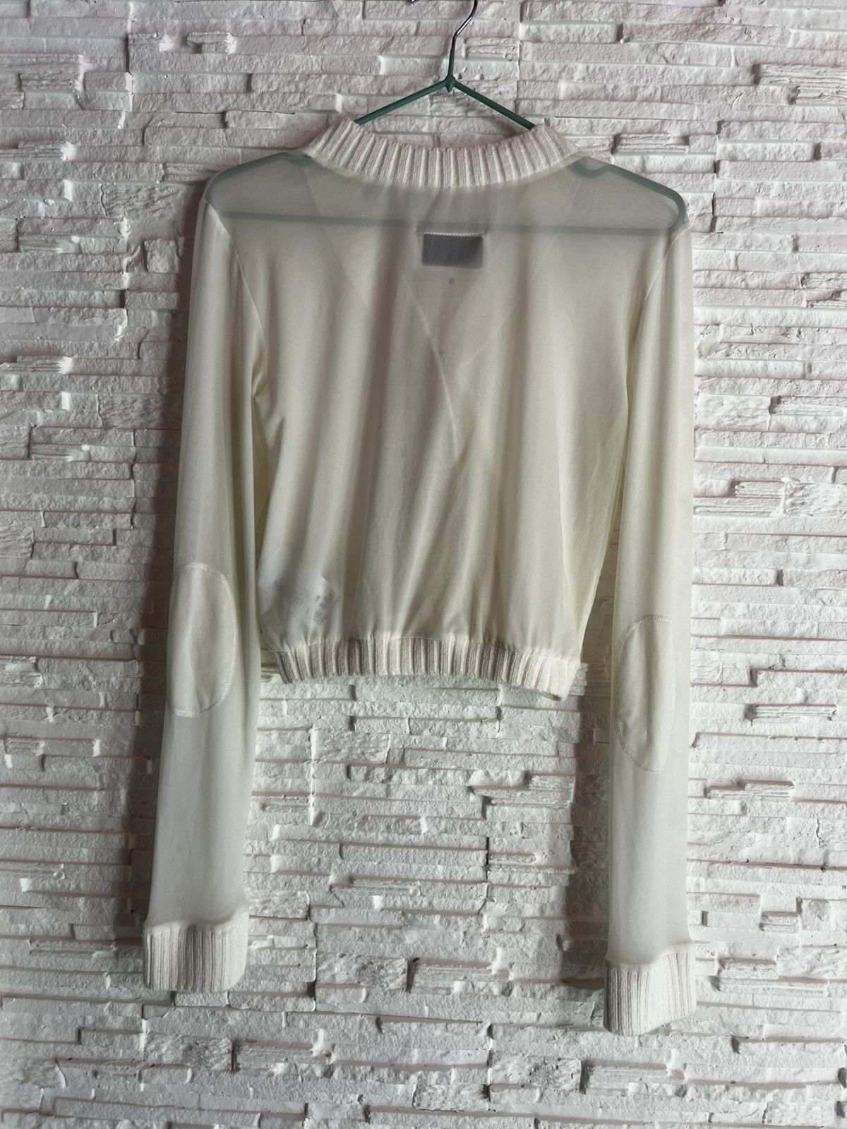 Maison Margiela MM6 Maison Margiela Mesh Cardigan Ivory Size M New Size M / US 6-8 / IT 42-44 - 6 Thumbnail