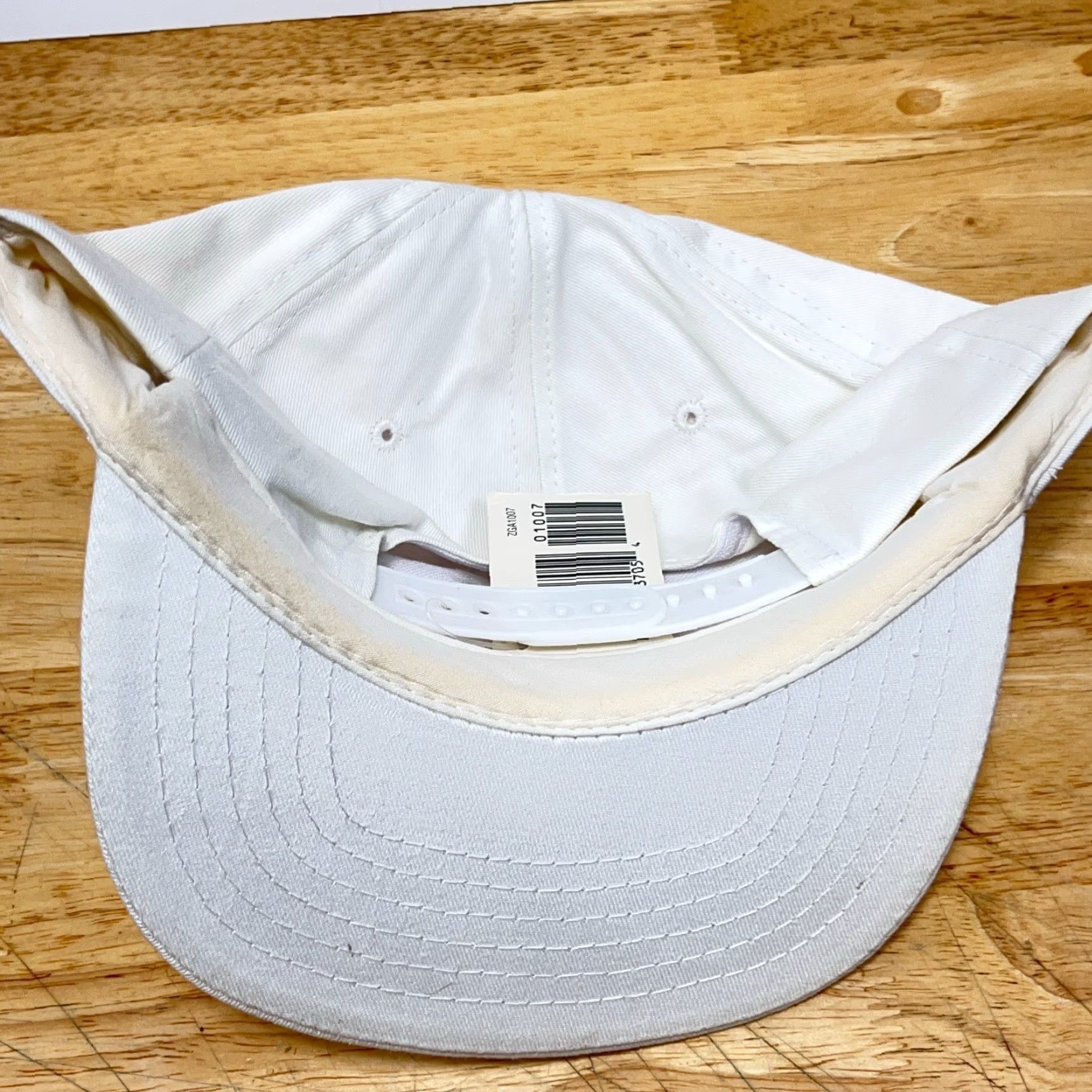 Vintage VINTAGE Golf Hat Cap Snapback WhiteGreen Funny Joke Putting 90s Adult Size ONE SIZE - 4 Thumbnail