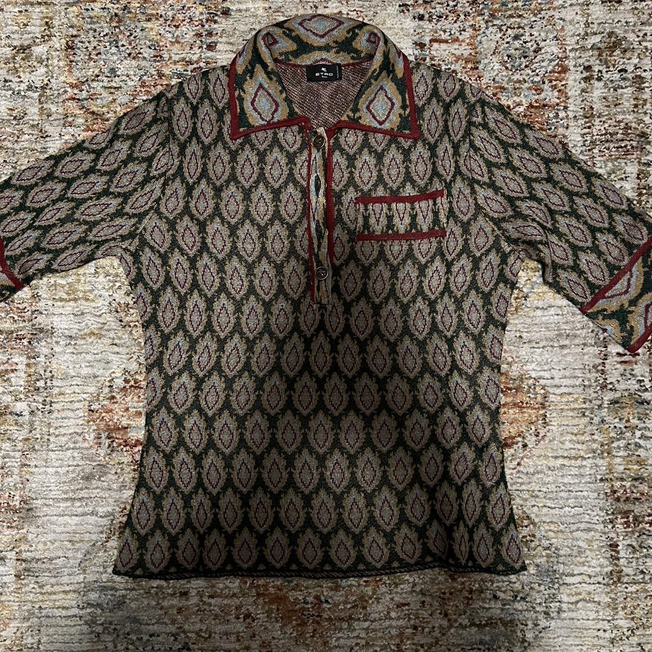 Etro Etro Knit Short-sleeve Shirt (unisex) Size S / US 4 / IT 40 - 1 Thumbnail