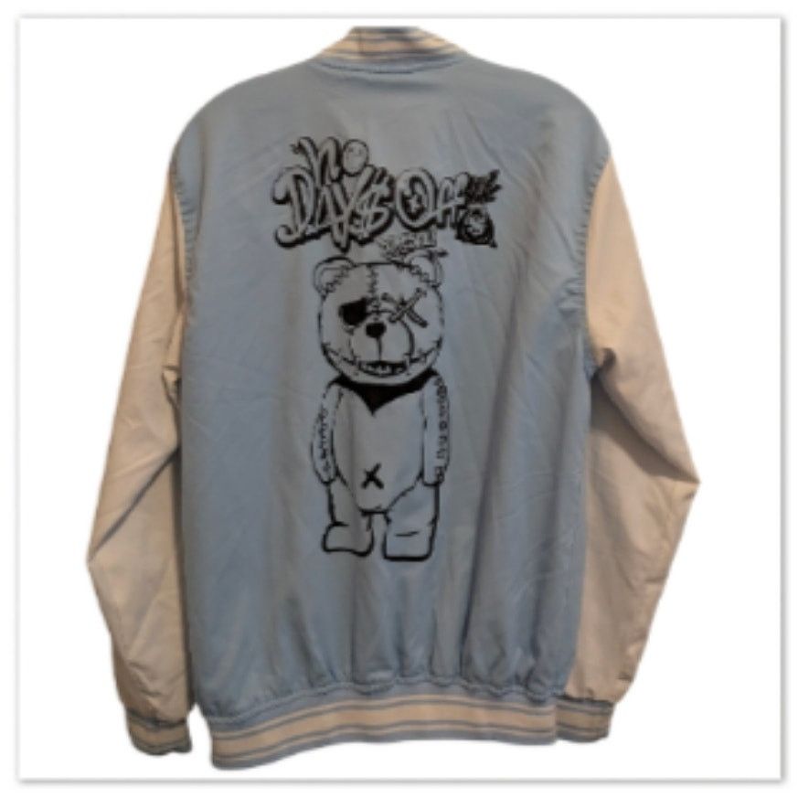 Miss Me SEVEN SOULS Bruised Bear No Days Off Dopeskill Varsity Coat Size M / US 6-8 / IT 42-44 - 2 Thumbnail