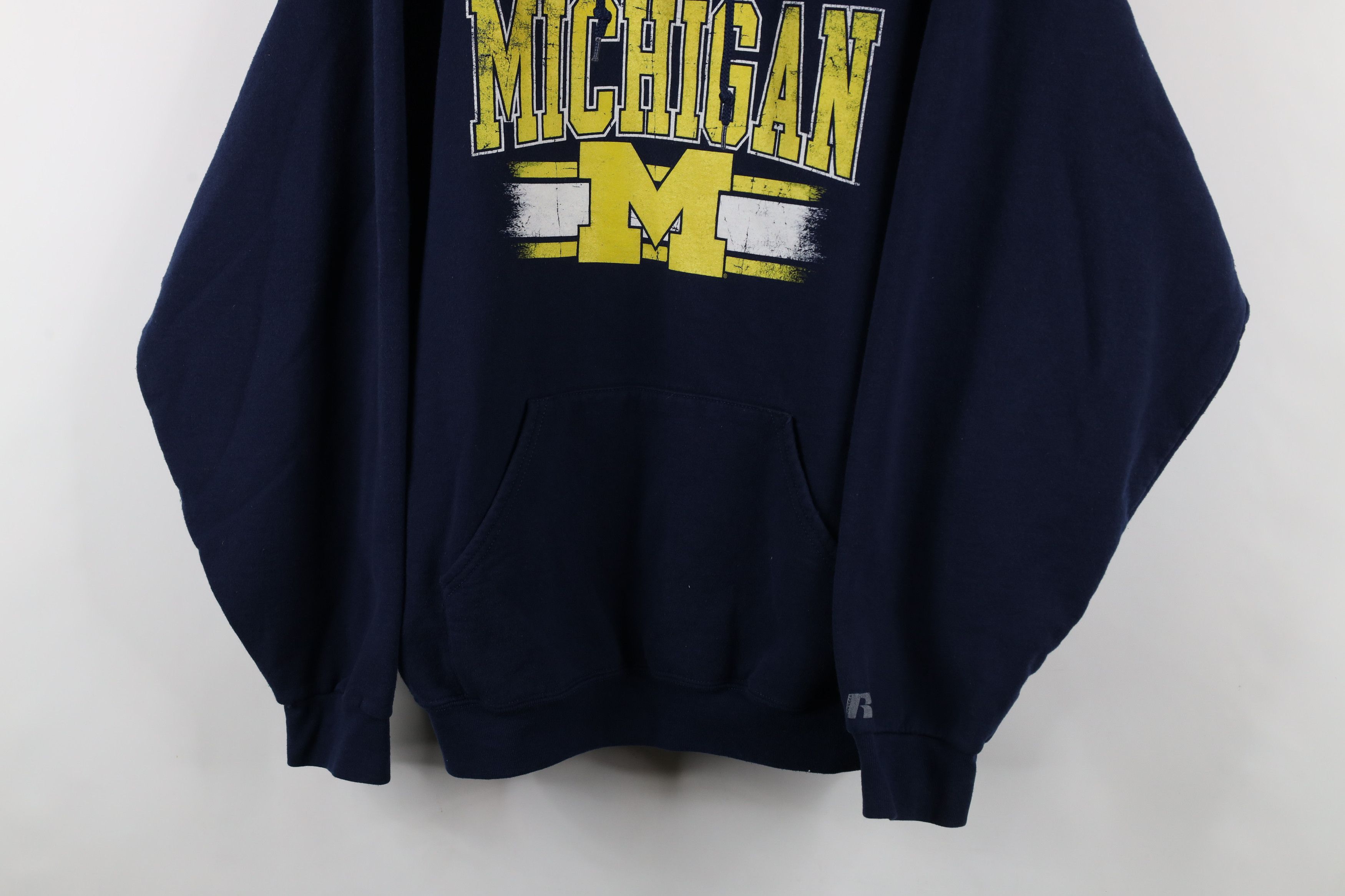 Russell Athletic × Vintage Vintage Russell Athletic University of Michigan Sweatshirt Size US XXL / EU 58 / 5 - 3 Thumbnail