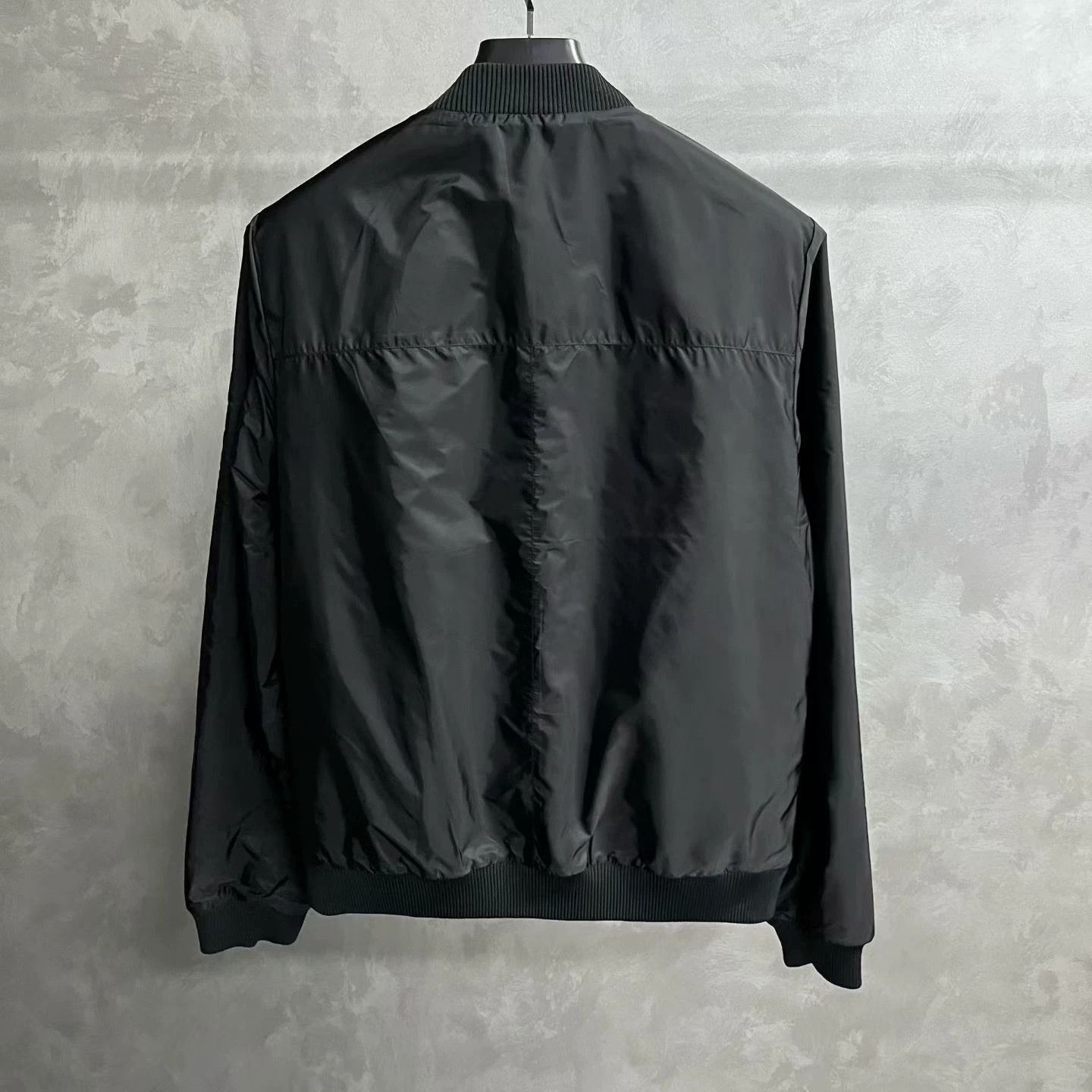 Prada prada nappa leather bomber jacket black Size US L / EU 52-54 / 3 - 7 Thumbnail