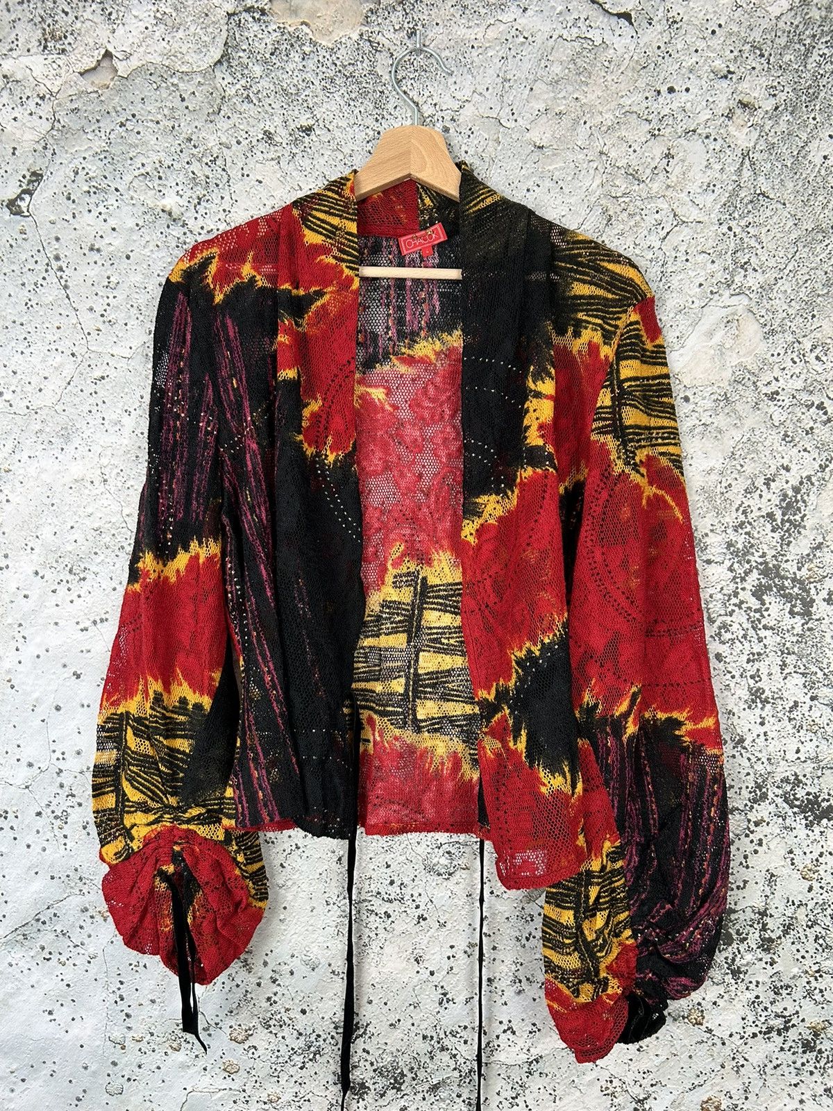 Other Vintage 90s Archival Avant-garde Knit Sweater Wool France Size L / US 10 / IT 46 - 1 Thumbnail