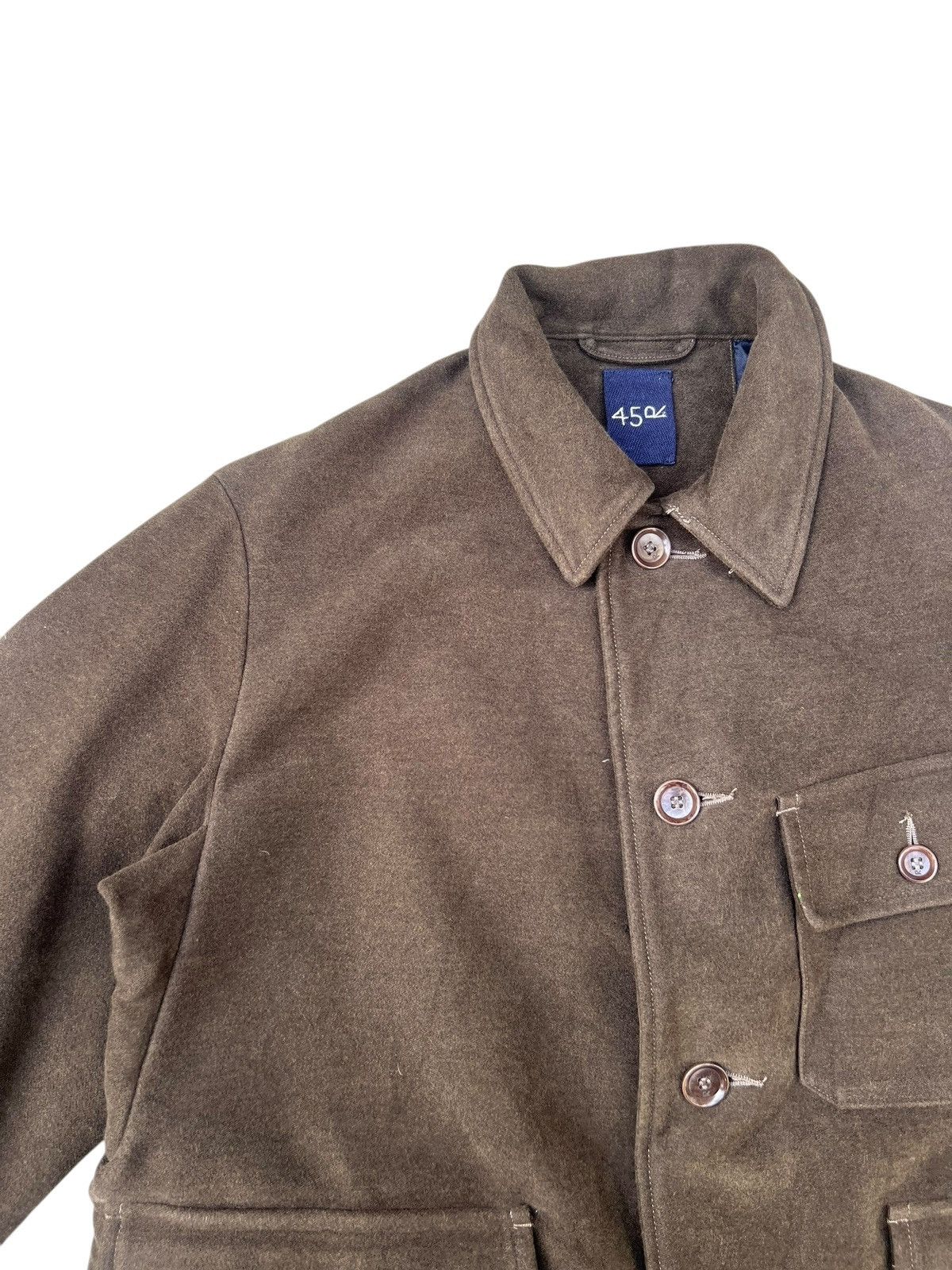 45rpm 45rpm Japan Suede Cotton Down Coat Cargo Jacket Size 2 Size US M / EU 48-50 / 2 - 4 Thumbnail