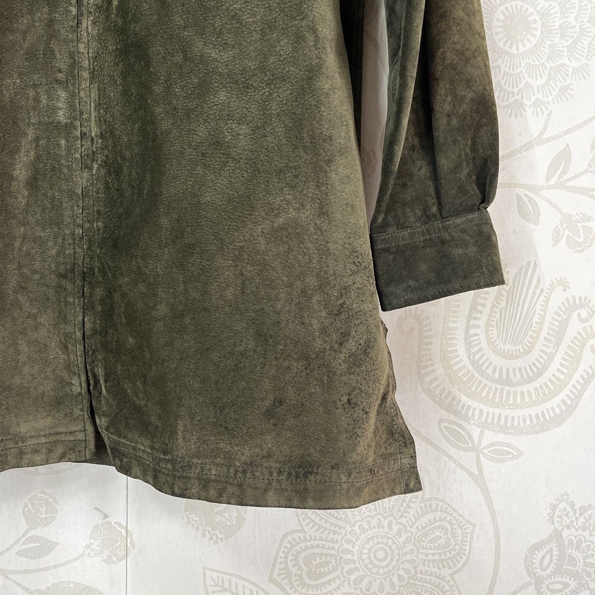 Ralph Lauren Vintage Ralph Lauren Sick Suede Green Light Jacket Size US M / EU 48-50 / 2 - 8 Thumbnail