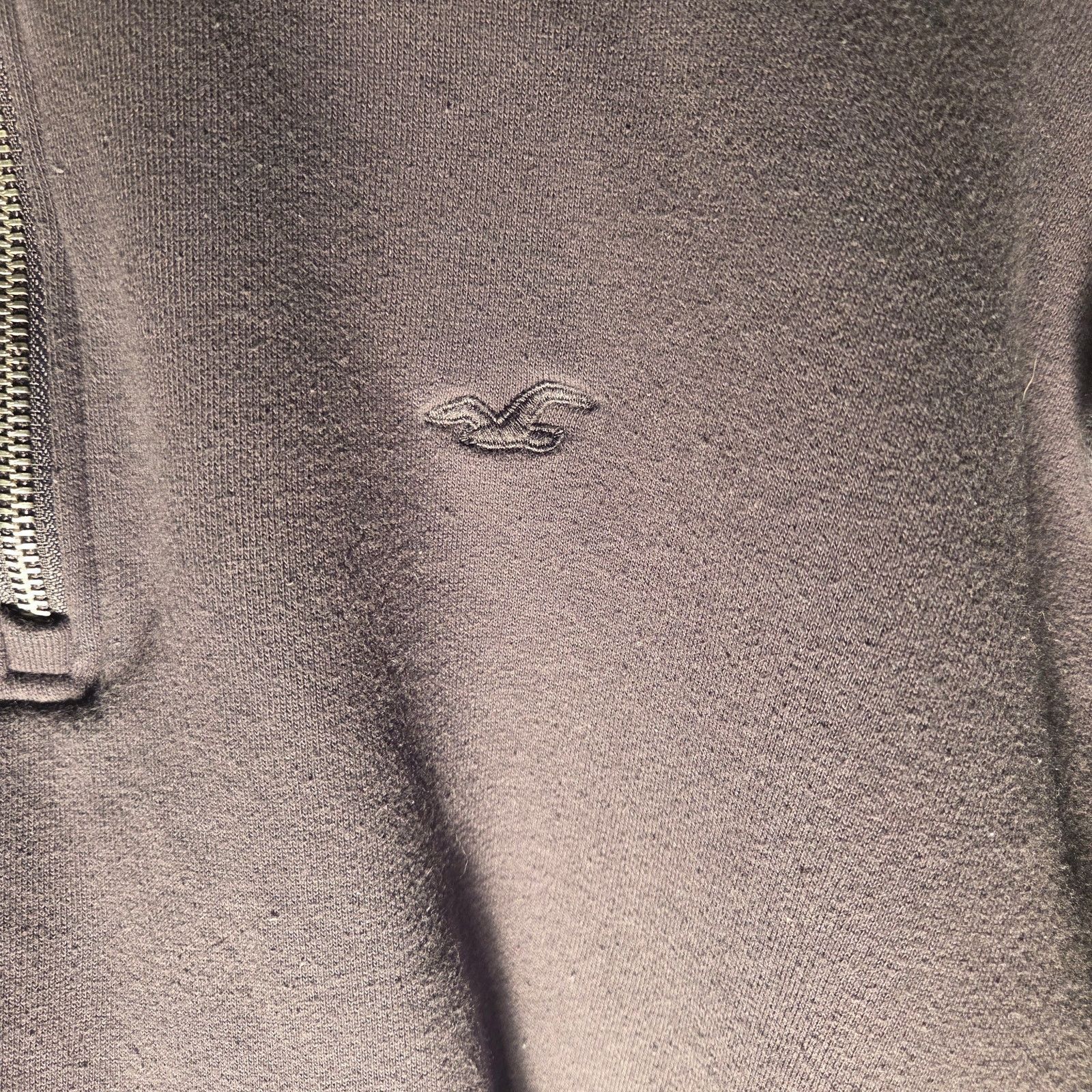 Hollister Hollister Dark Grey Quarter-Zip Pullover - Men's Size L Size US L / EU 52-54 / 3 - 6 Thumbnail