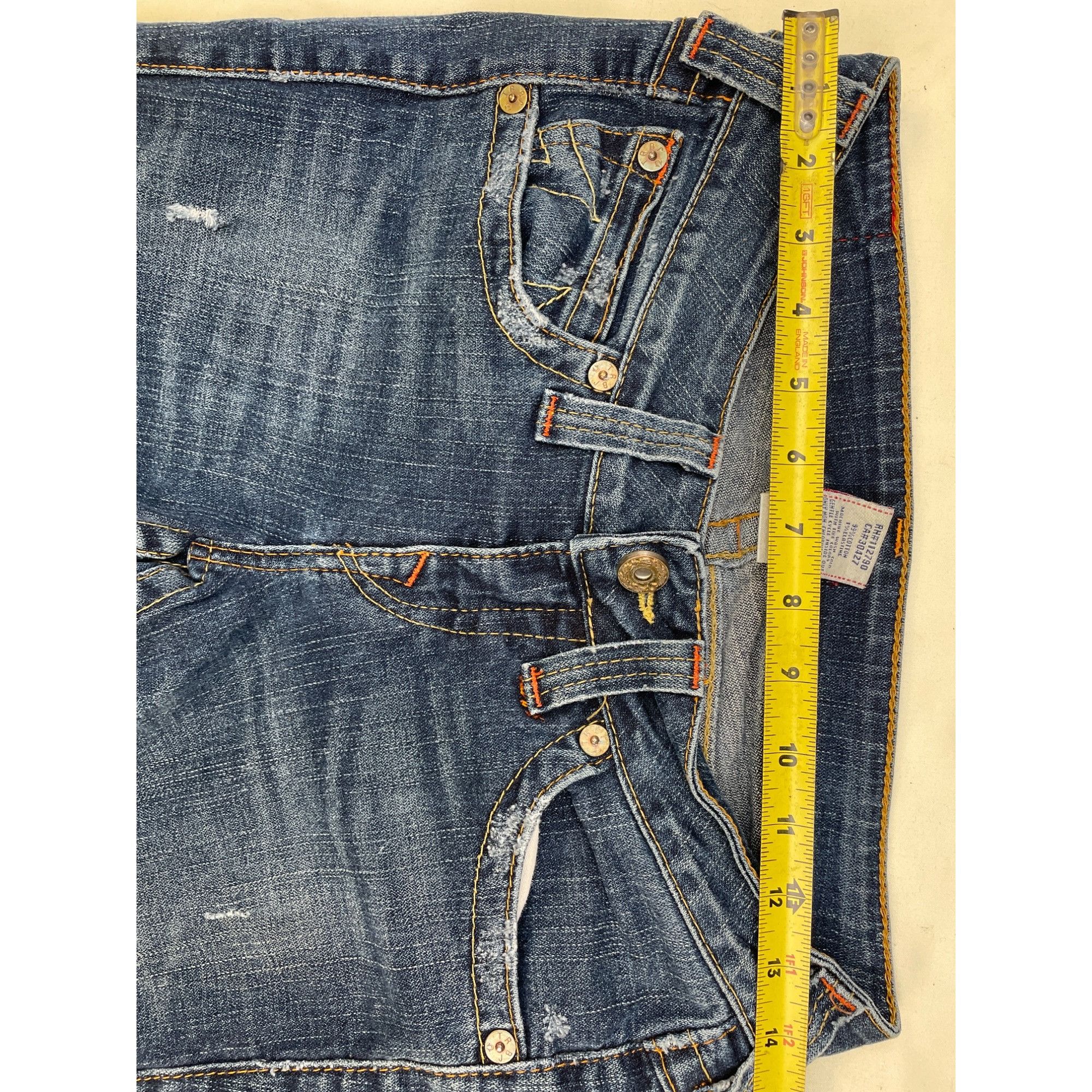 True Religion True Religion Women's Blue Jeans Boot Cut size 29 x 30 SKU Size 29" - 6 Thumbnail