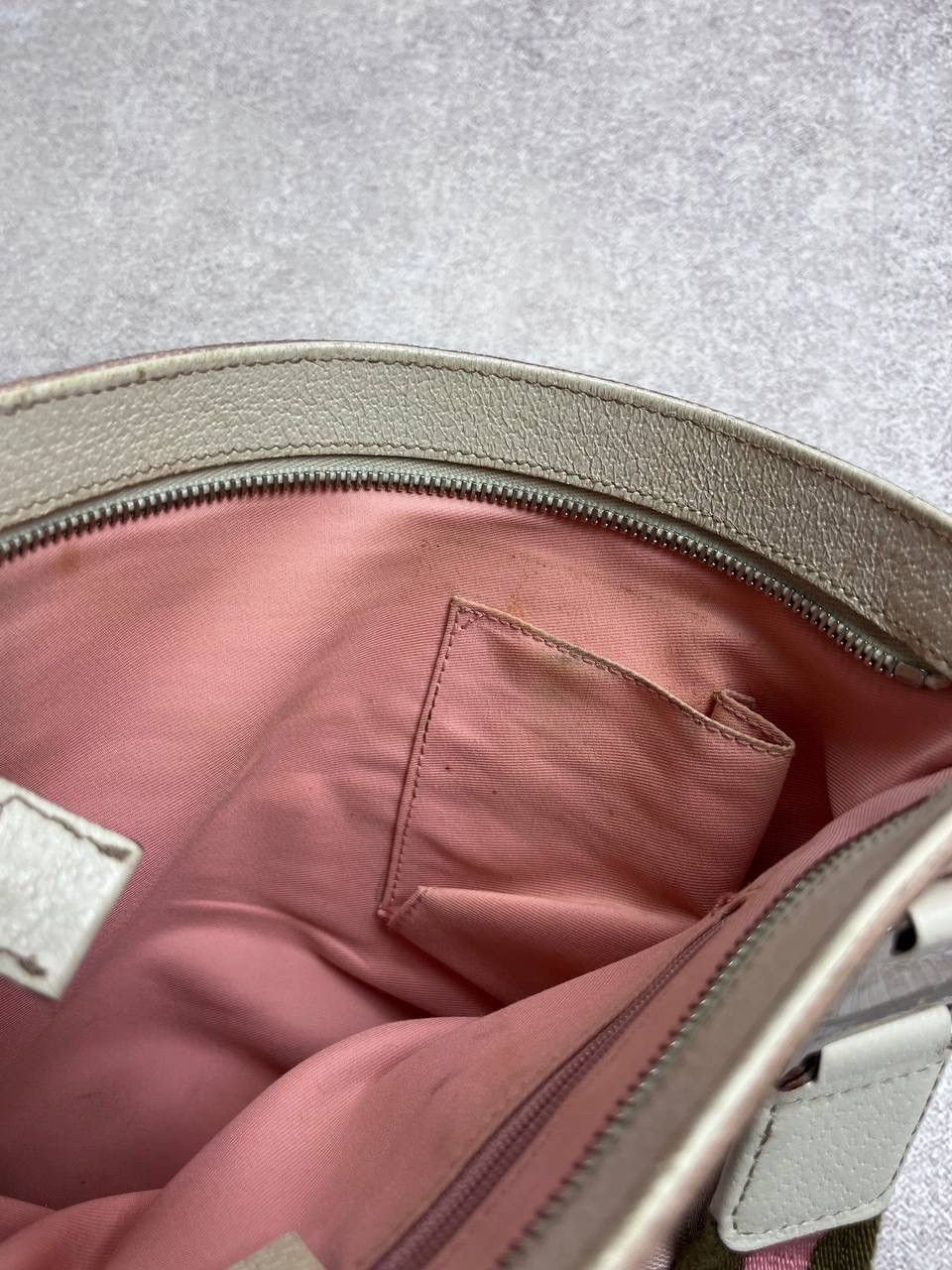 Gucci Vintage Gucci GG Pink Monogram Cross Body Bag Y2K Os Size ONE SIZE - 10 Thumbnail