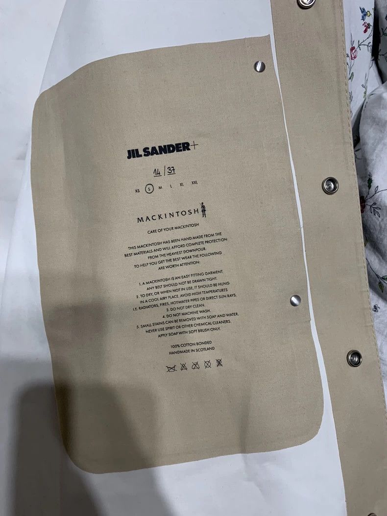 Jil Sander Jil Sander cotton shirt style raincoat Size S / US 4 / IT 40 - 4 Thumbnail