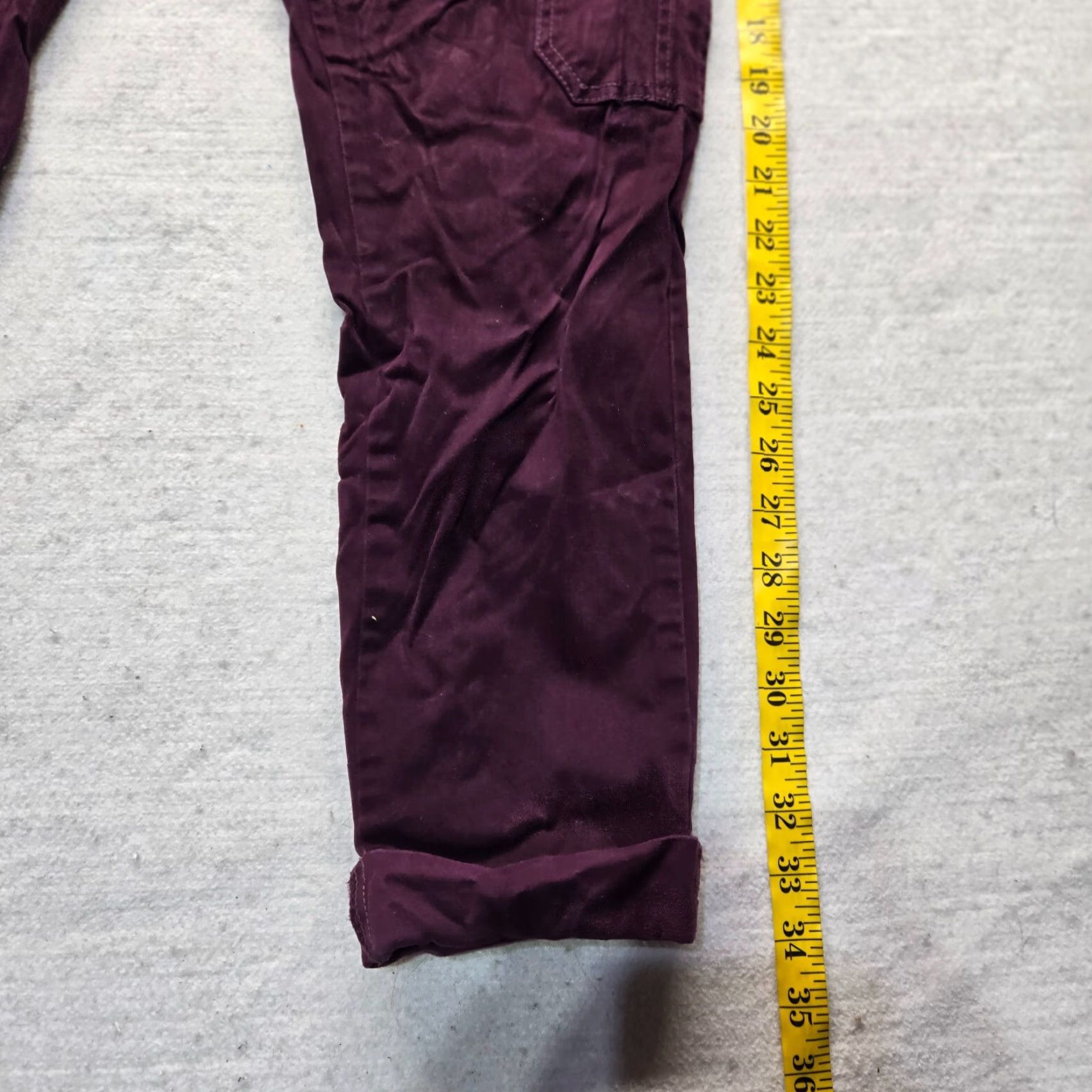 Vintage Lincoln Outfitters Women's Jegging Pant Purple Pull-On Elastic Waist 8 Denim Cotton Cotton-Blend Regular Jeans Adult Womens Purple 80s? Size 30" / US 8 / IT 44 - 7 Thumbnail
