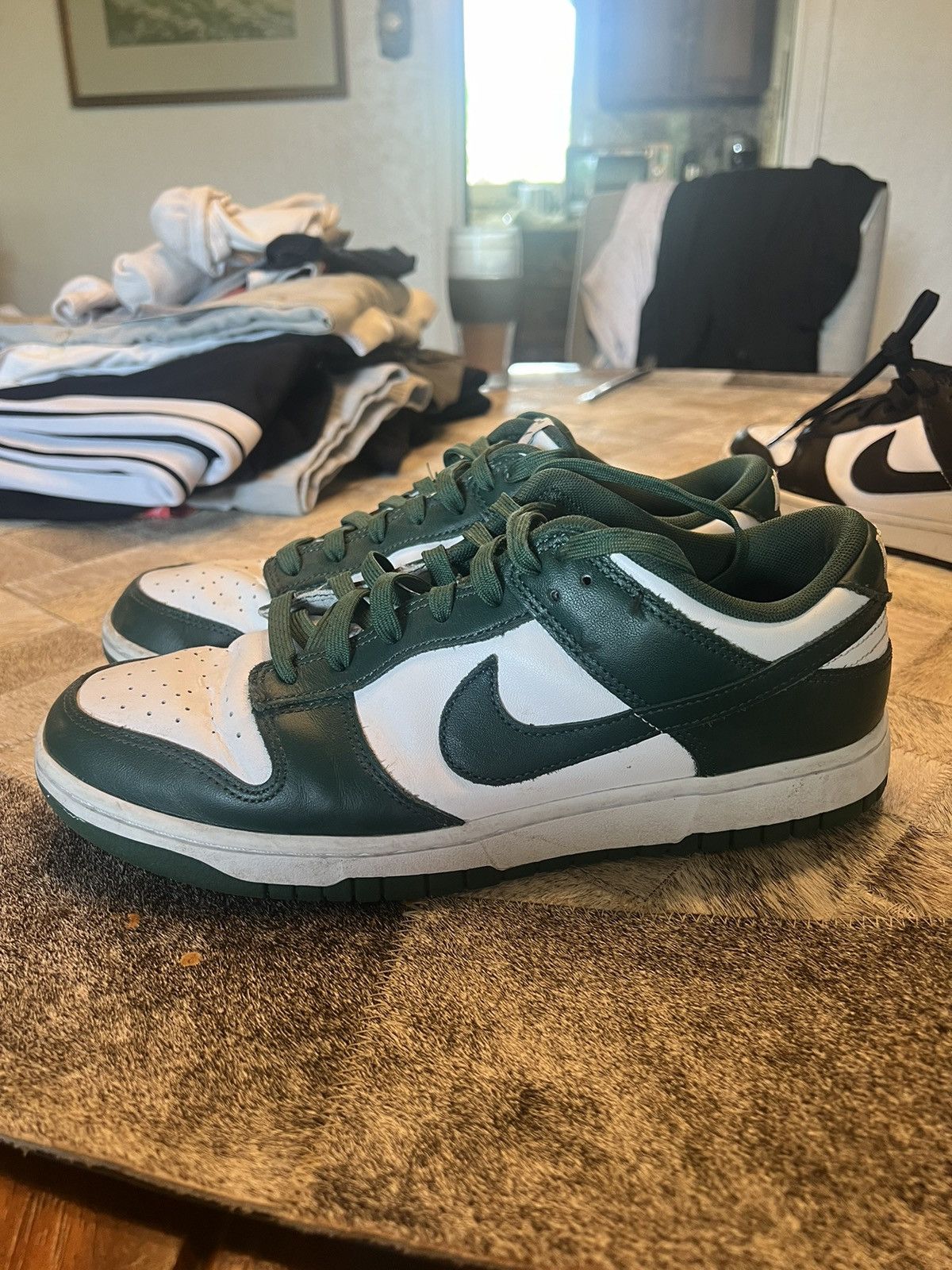 Nike Nike Dunk Low ‘Varsity Green”’ Size US 10 / EU 43 - 2 Thumbnail