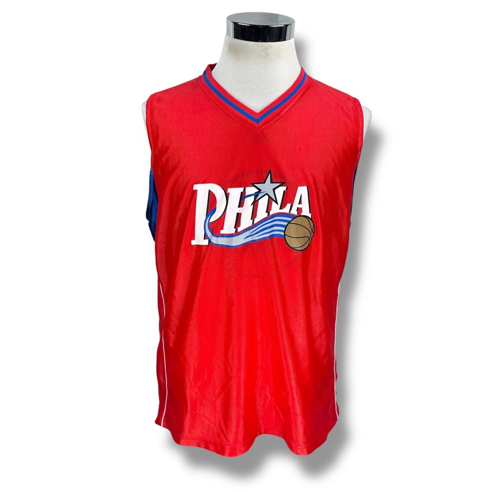Other Philadelphia 76ers Jersey Red White Men M V-Neck Pullover Size US M / EU 48-50 / 2 - 1 Thumbnail