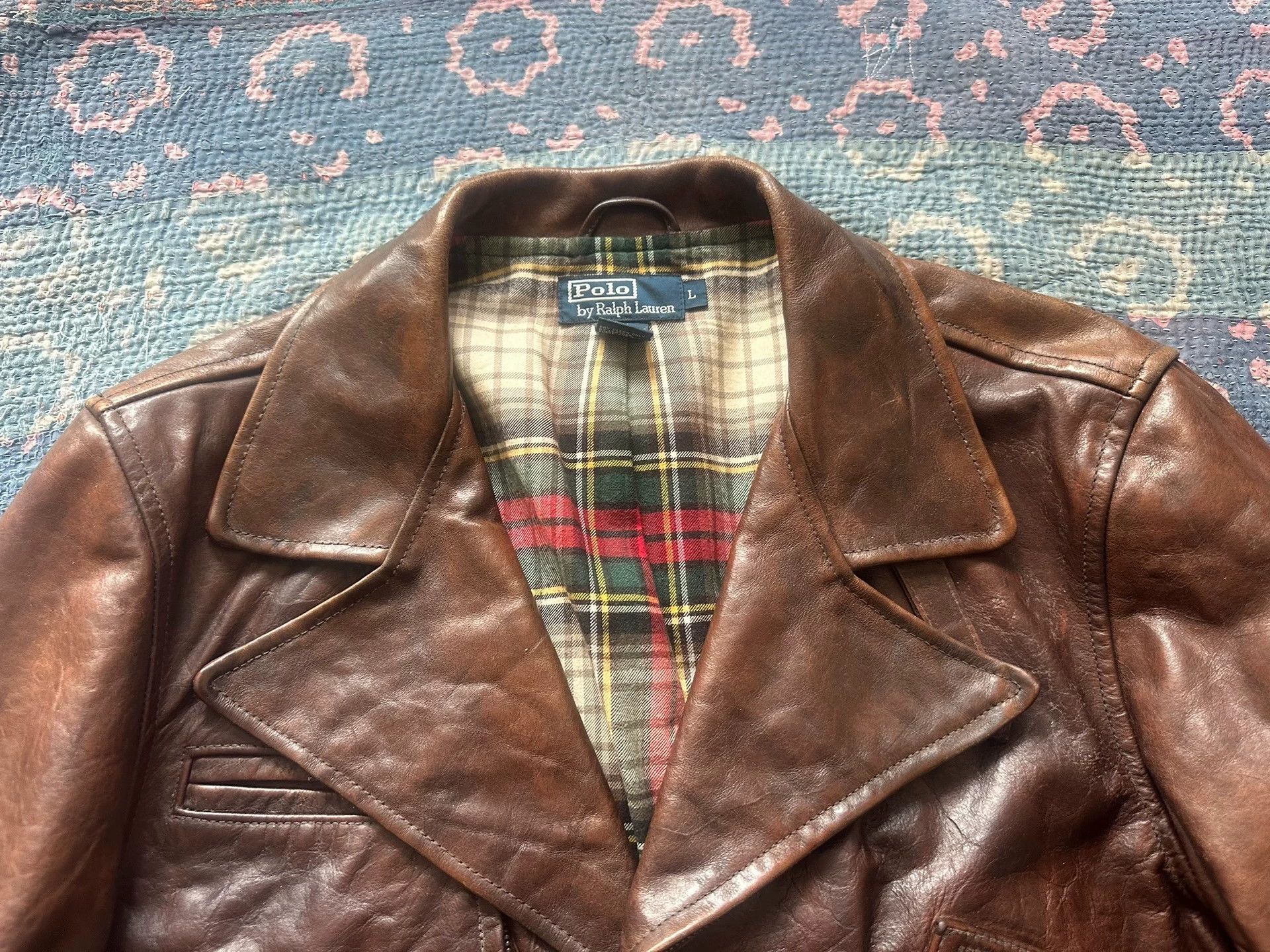 Polo Ralph Lauren Polo Ralph Lauren Distressed Biker Short L Lapel Size US L / EU 52-54 / 3 - 3 Thumbnail