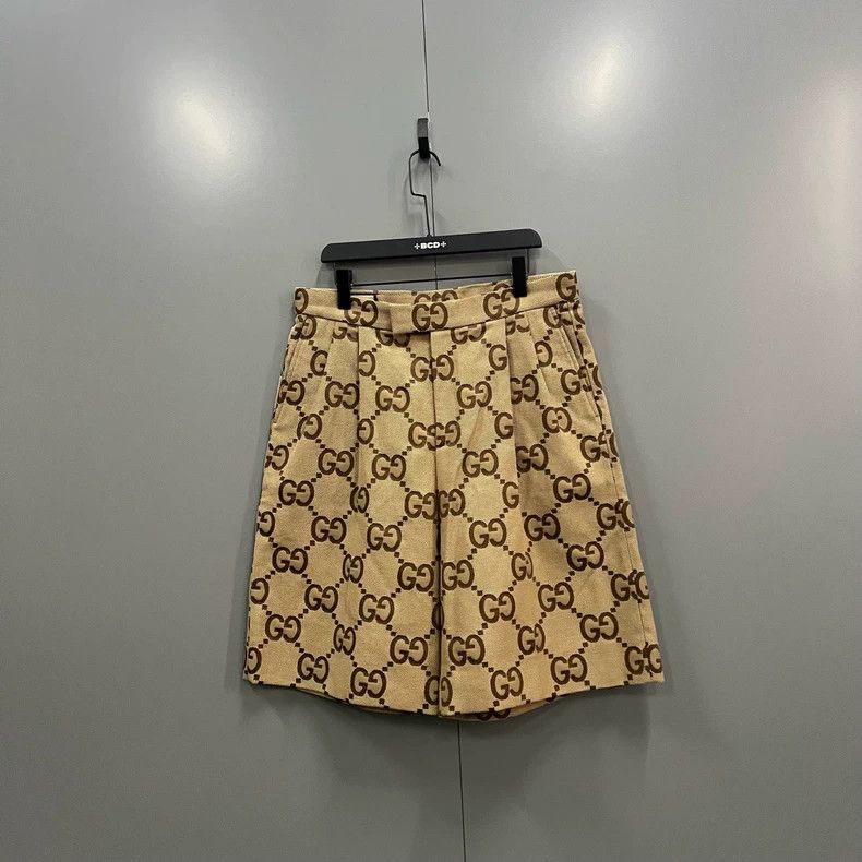 Gucci Gucci Brown GG full-printed shorts 2502-Nextarrow Size US 36 / EU 52 - 1 Thumbnail